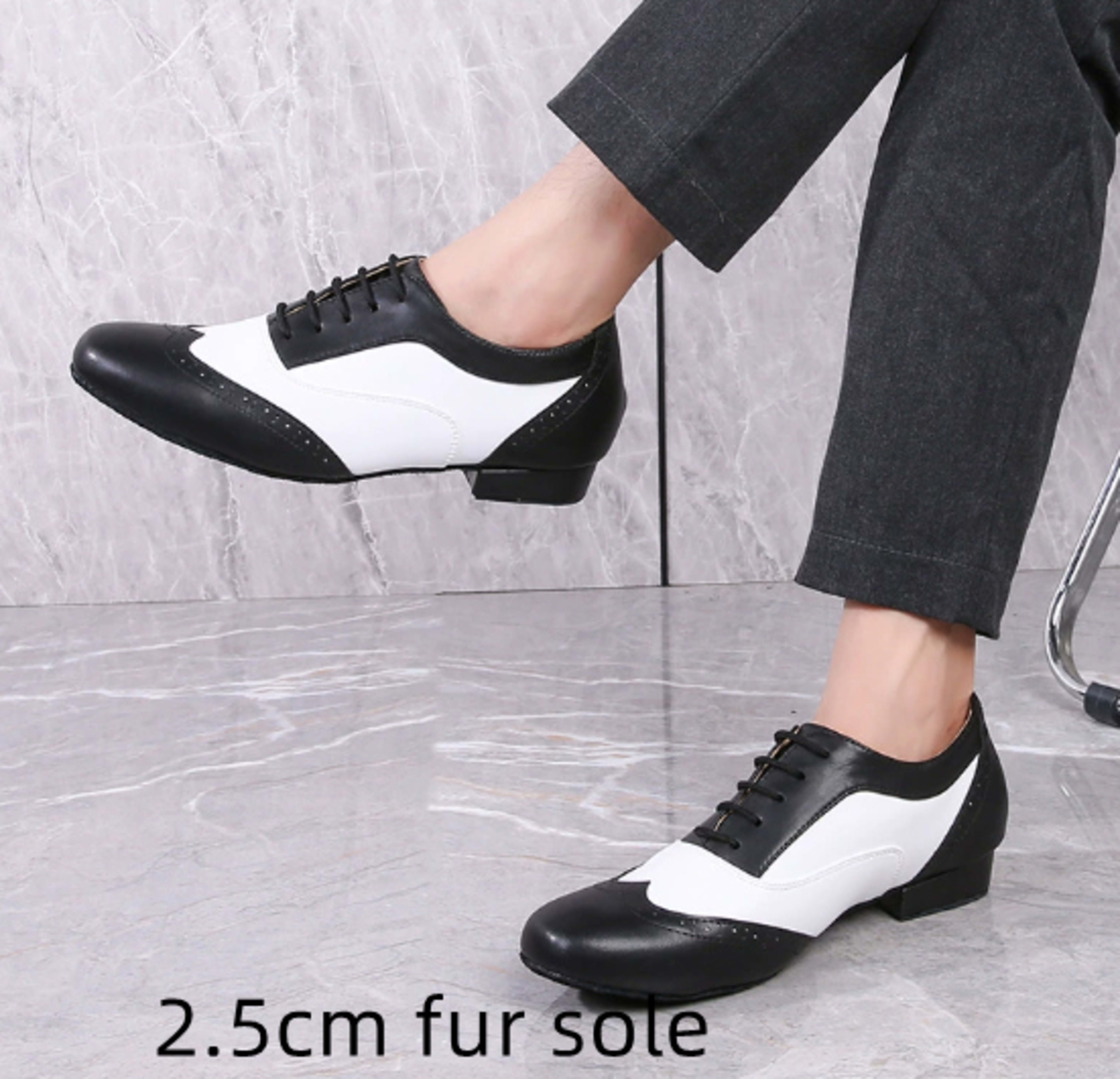 Leather Ballroom For Square Dancing And Latin Dancingsoft-soled Dance Shoes For Adults 5