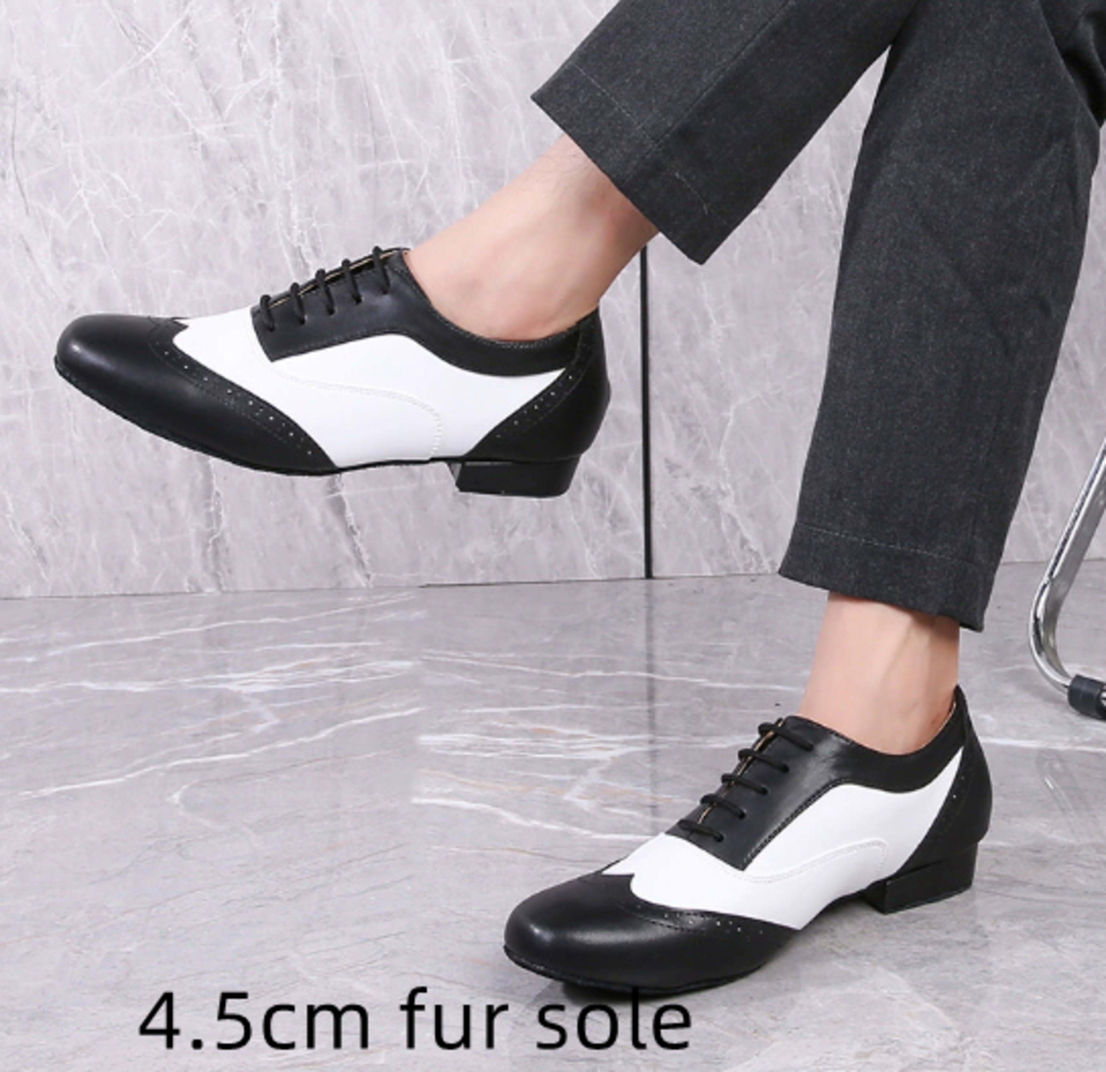 Leather Ballroom For Square Dancing And Latin Dancingsoft-soled Dance Shoes For Adults 3