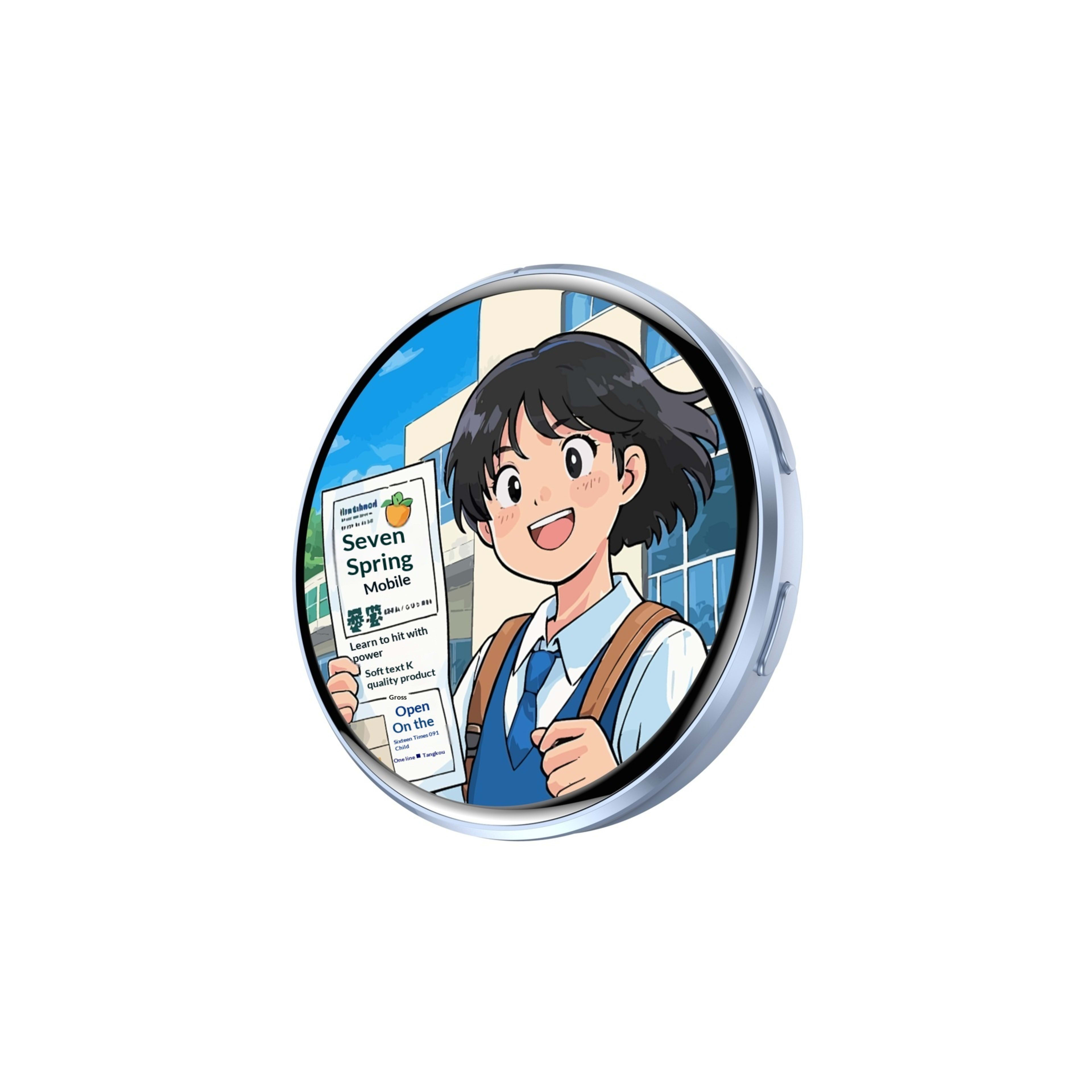 Fashionable  Personalized Trendy Anime-themed Electronic Badges 2