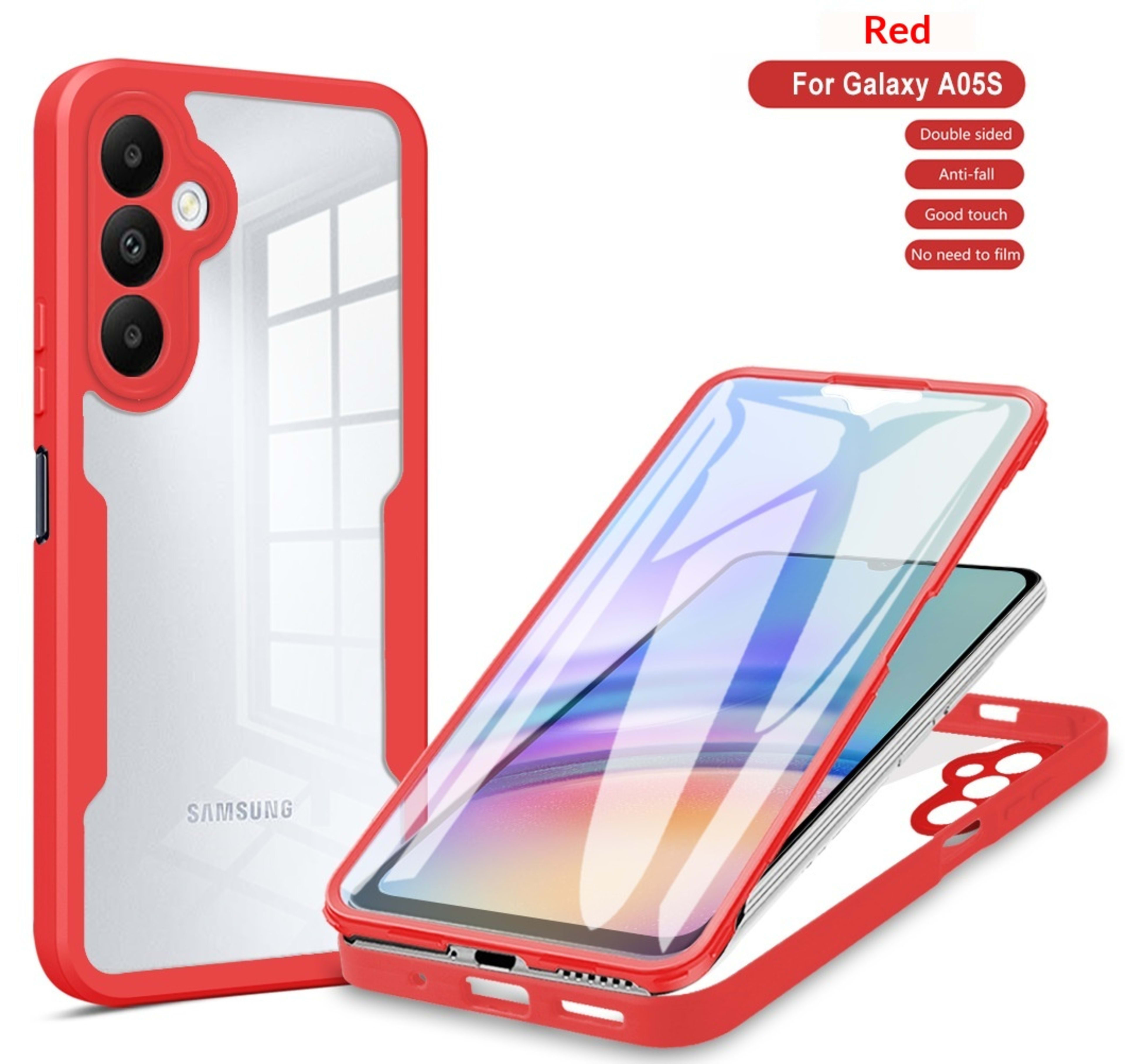 360 Full-body Phone Case With All-around A16 Film For Integrated Drop Protection 12