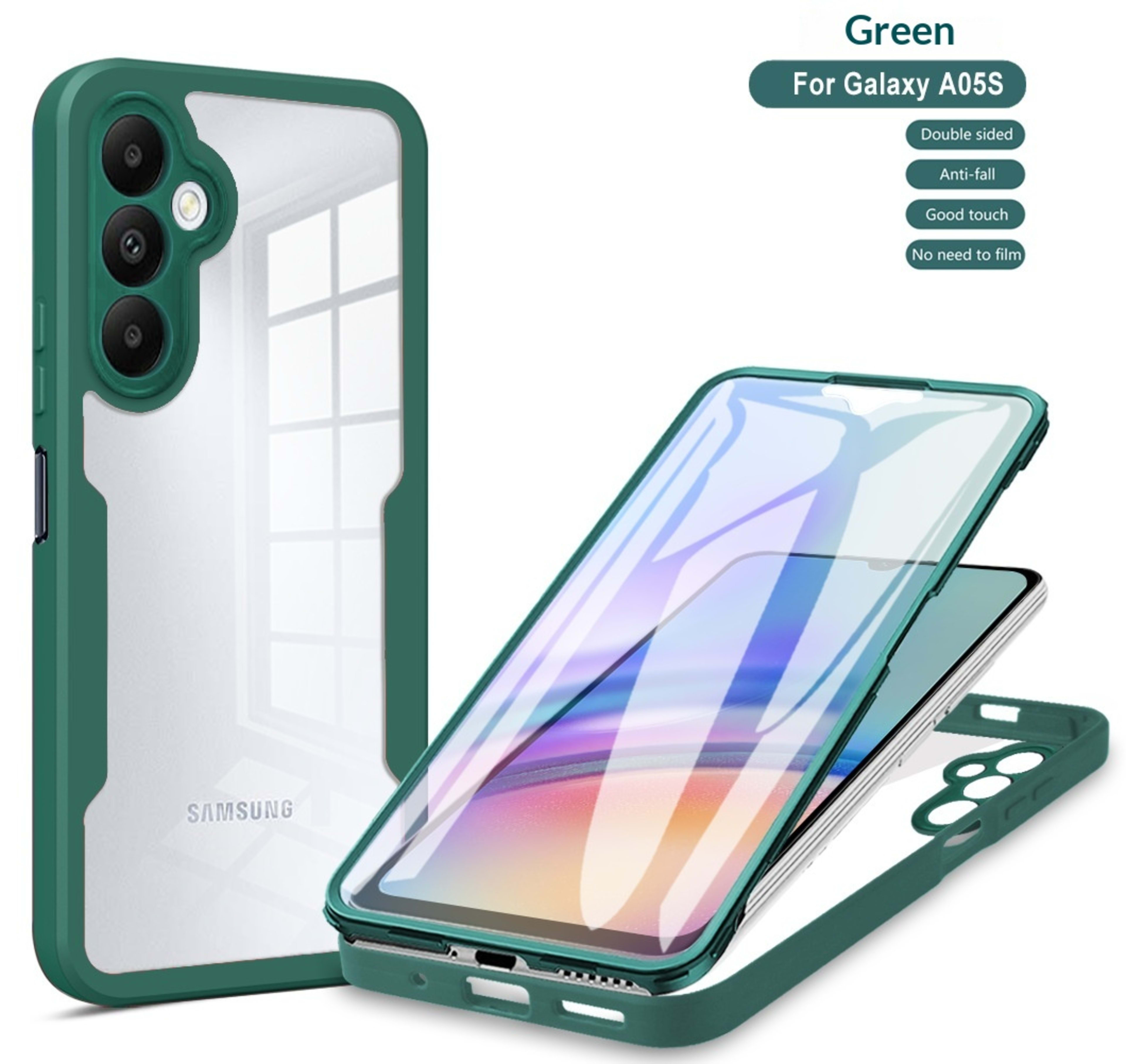 360 Full-body Phone Case With All-around A16 Film For Integrated Drop Protection 16