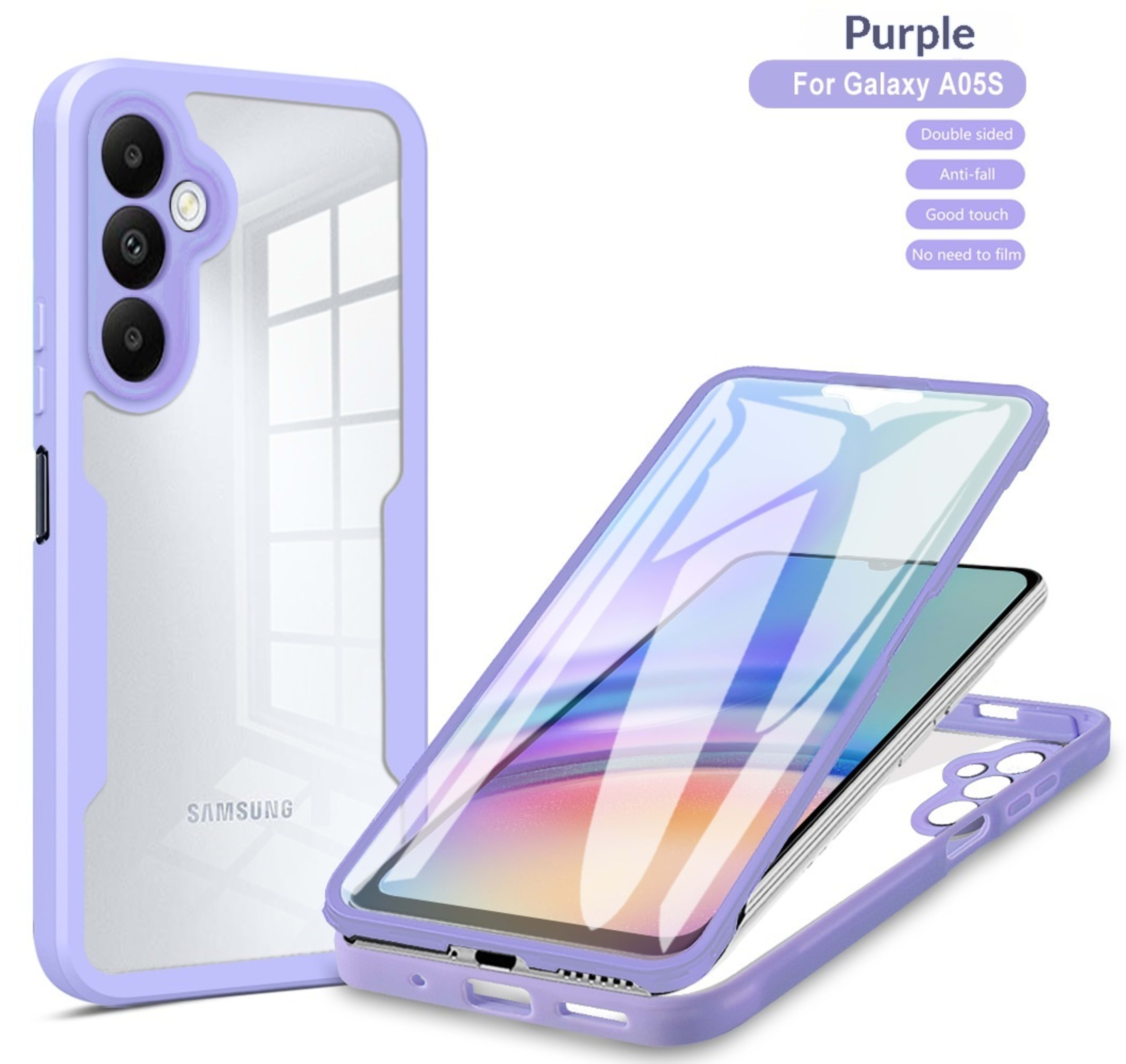 360 Full-body Phone Case With All-around A16 Film For Integrated Drop Protection 8