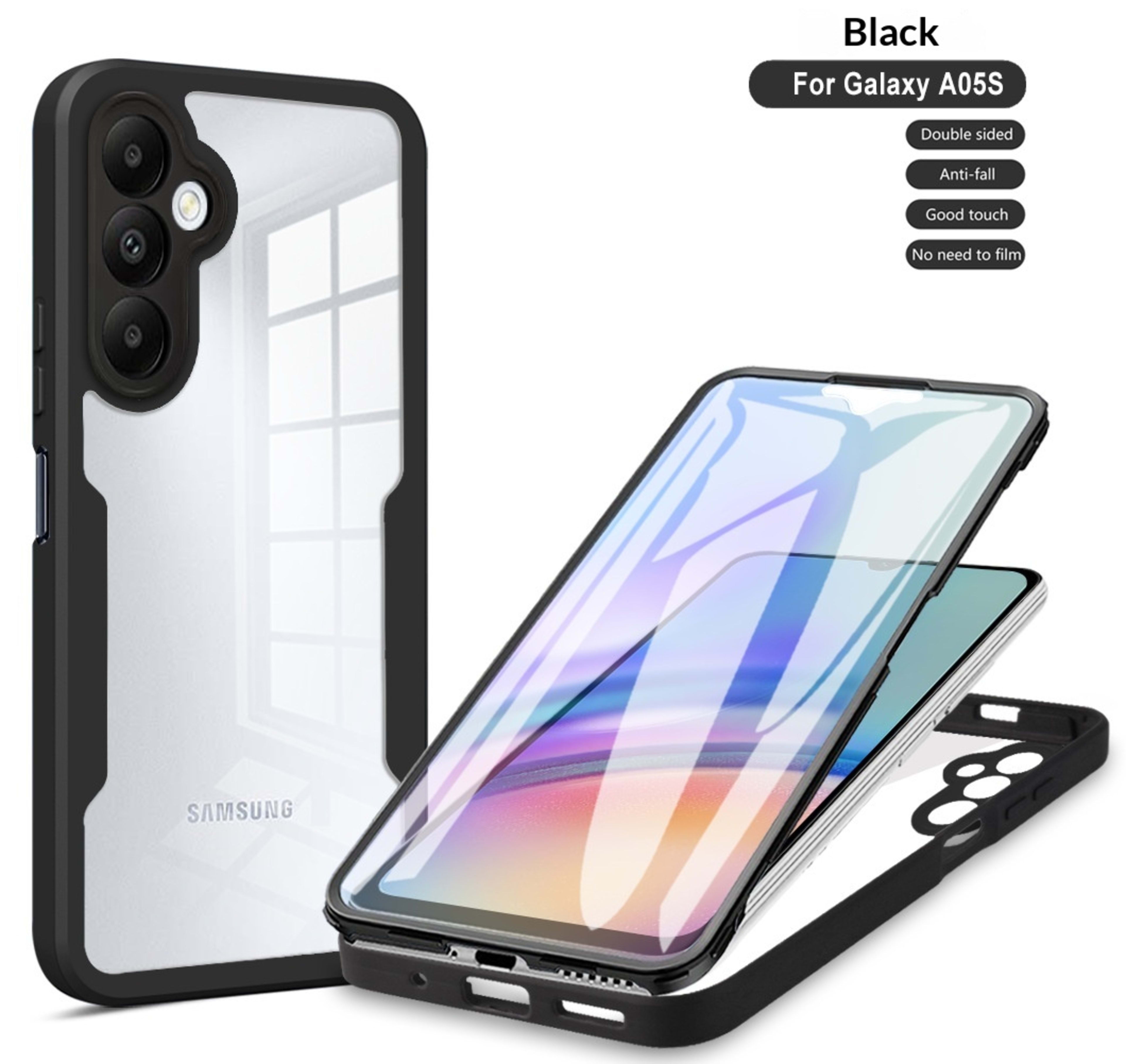 360 Full-body Phone Case With All-around A16 Film For Integrated Drop Protection 4