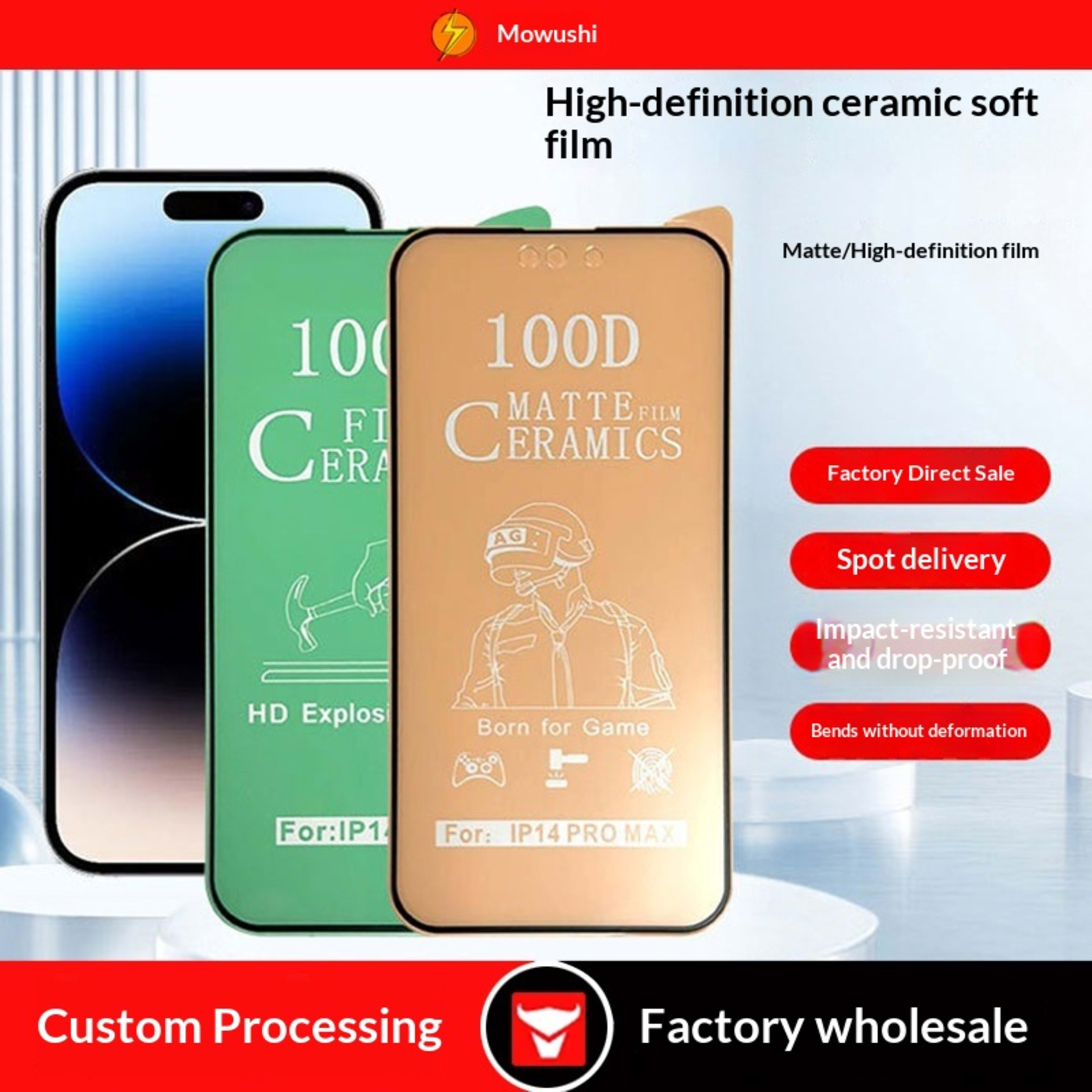 Full-screen Soft Protective Film For Phones With Diamond Ceramic Coating 2