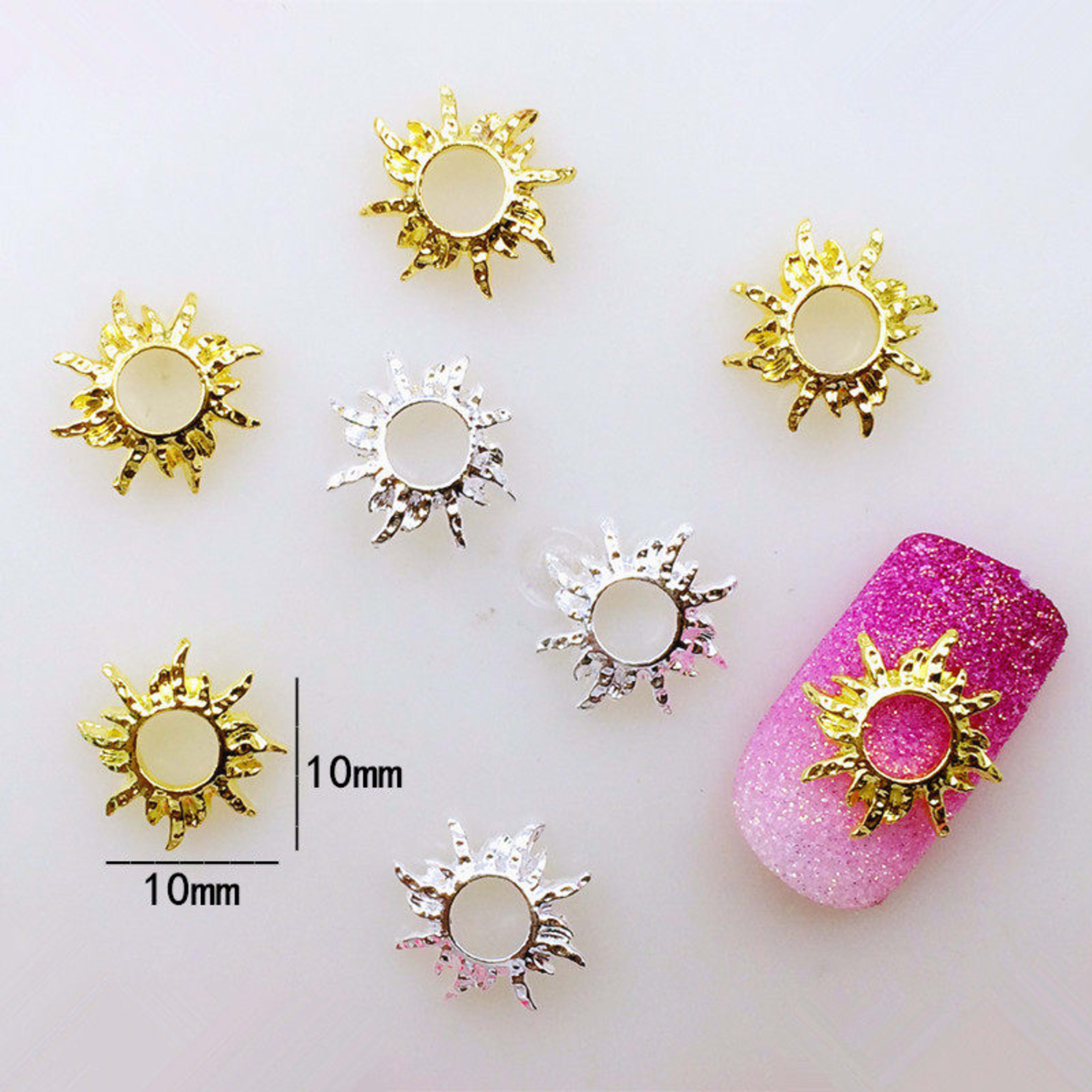 Nail Art Metal Accessories DIY Nail Stickers 19