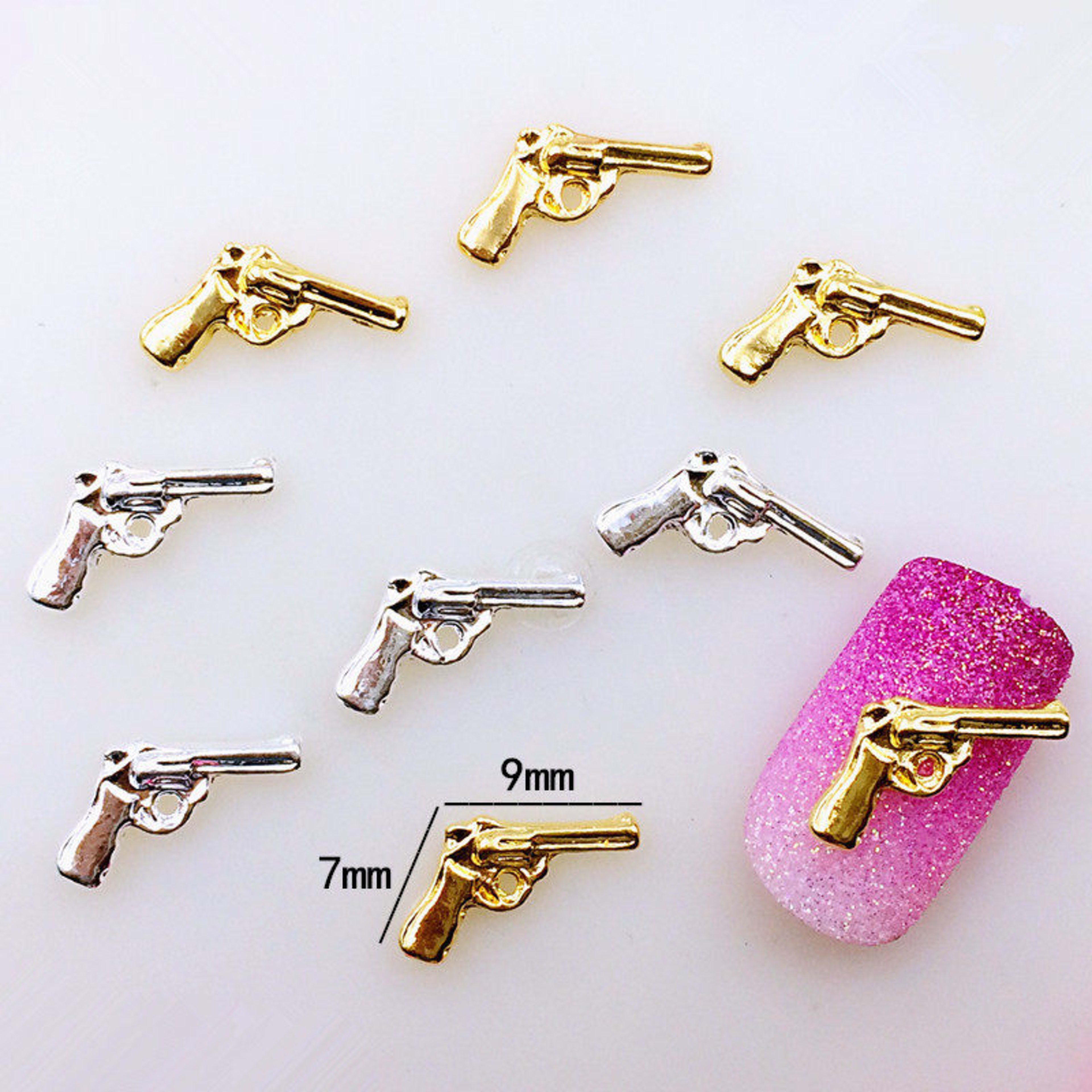Nail Art Metal Accessories DIY Nail Stickers 11