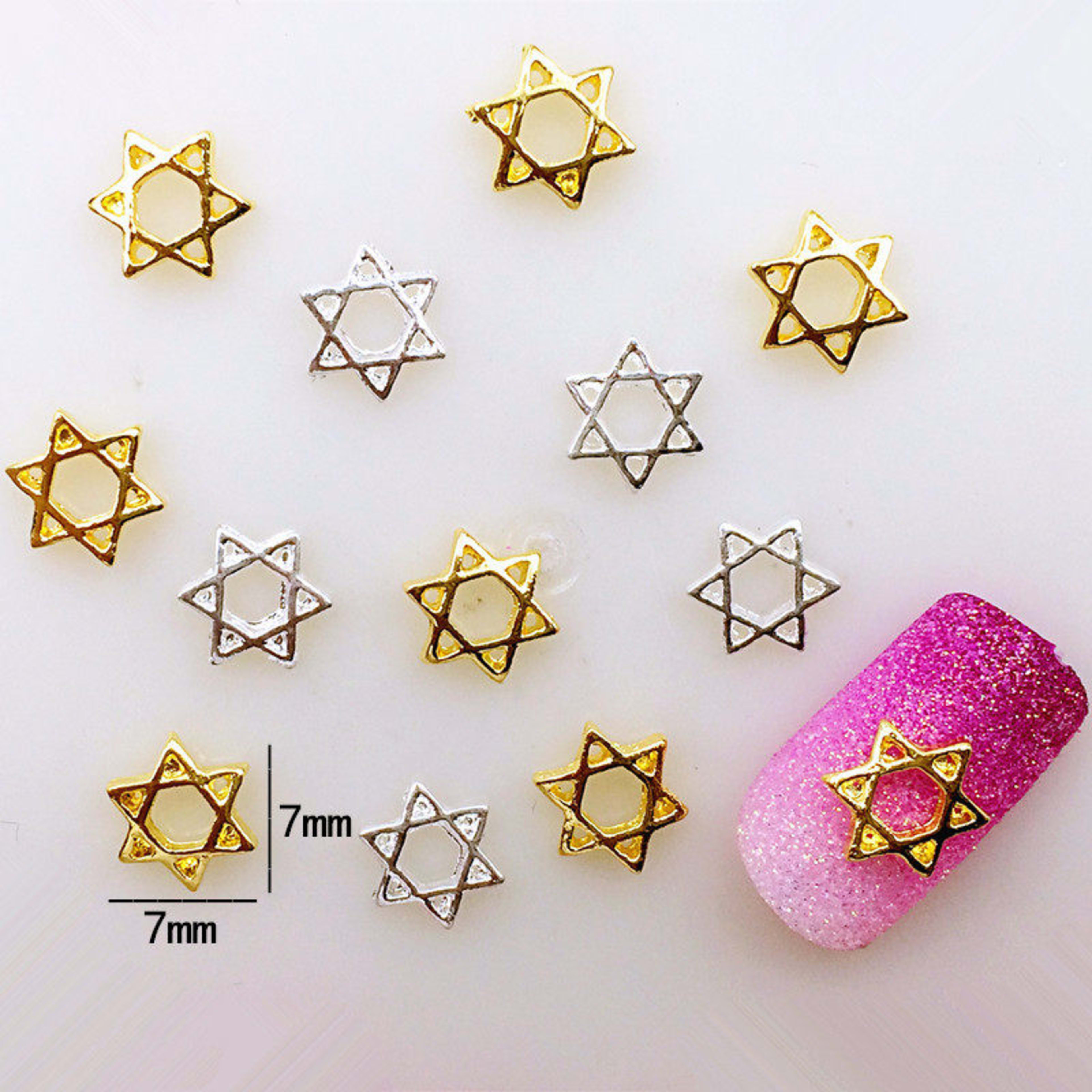 Nail Art Metal Accessories DIY Nail Stickers 13