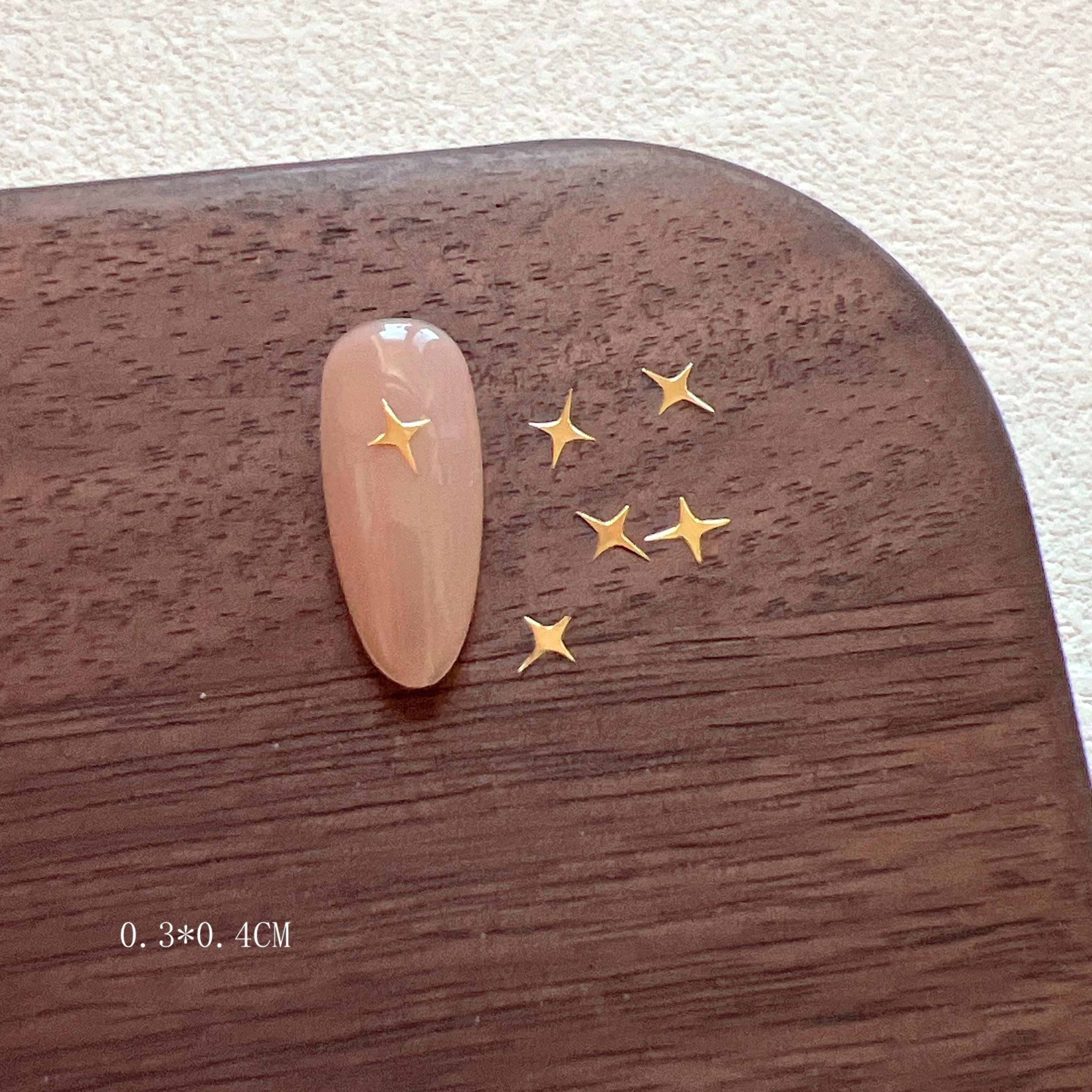 Gold And Silver Star Nail Art Metal Flakes 5