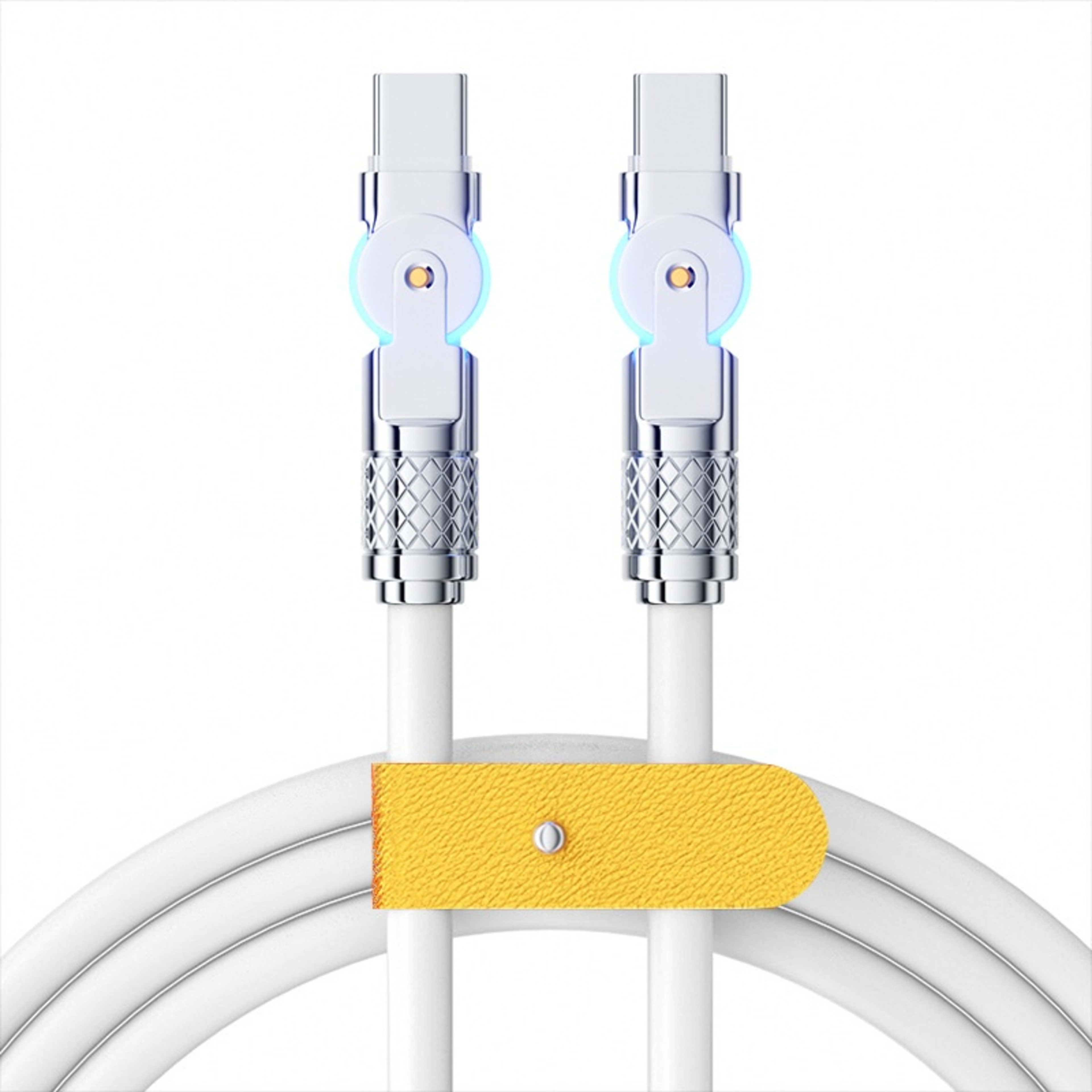 Gaming Dual-bend Rotating PD Fast-charging Data Cable 3