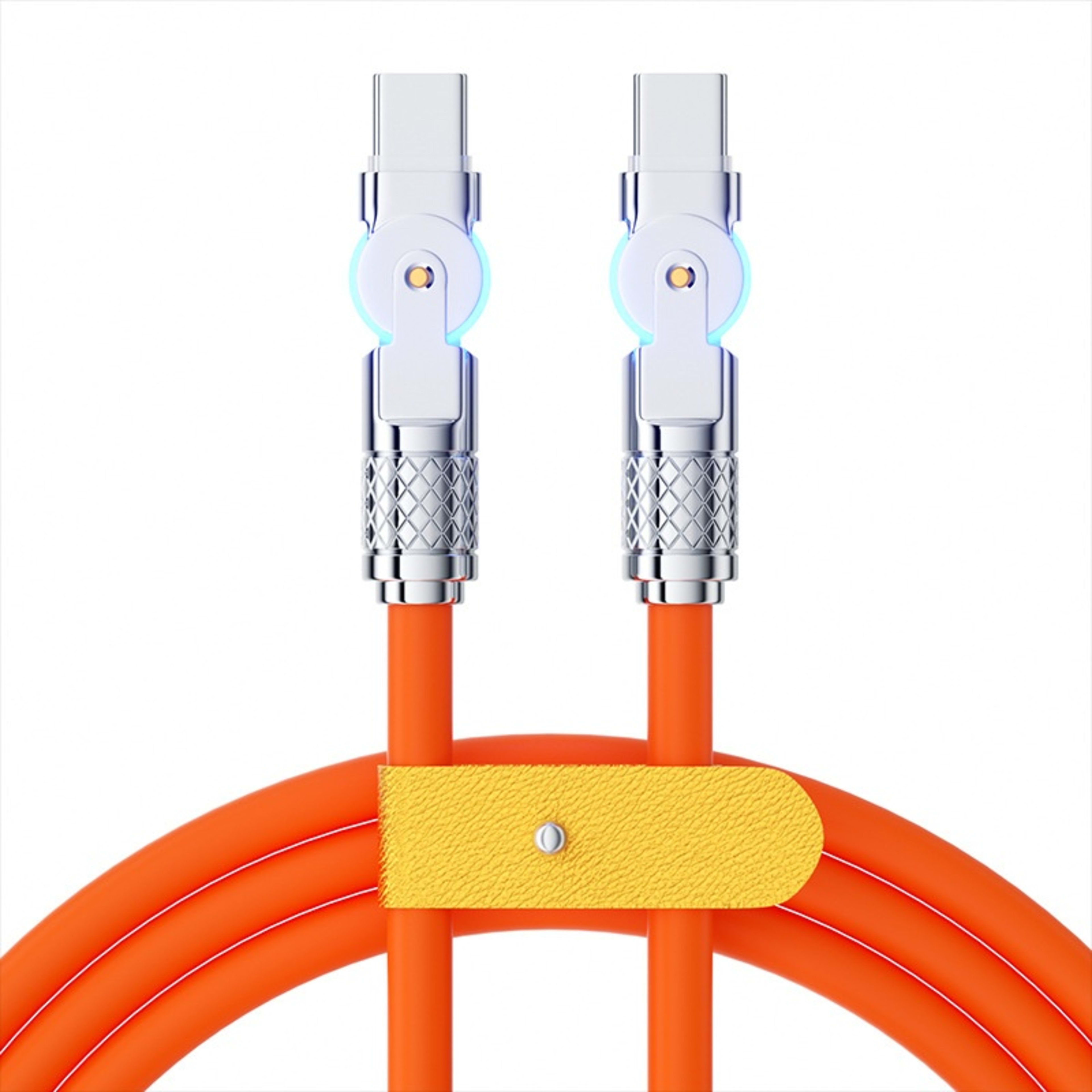 Gaming Dual-bend Rotating PD Fast-charging Data Cable 4