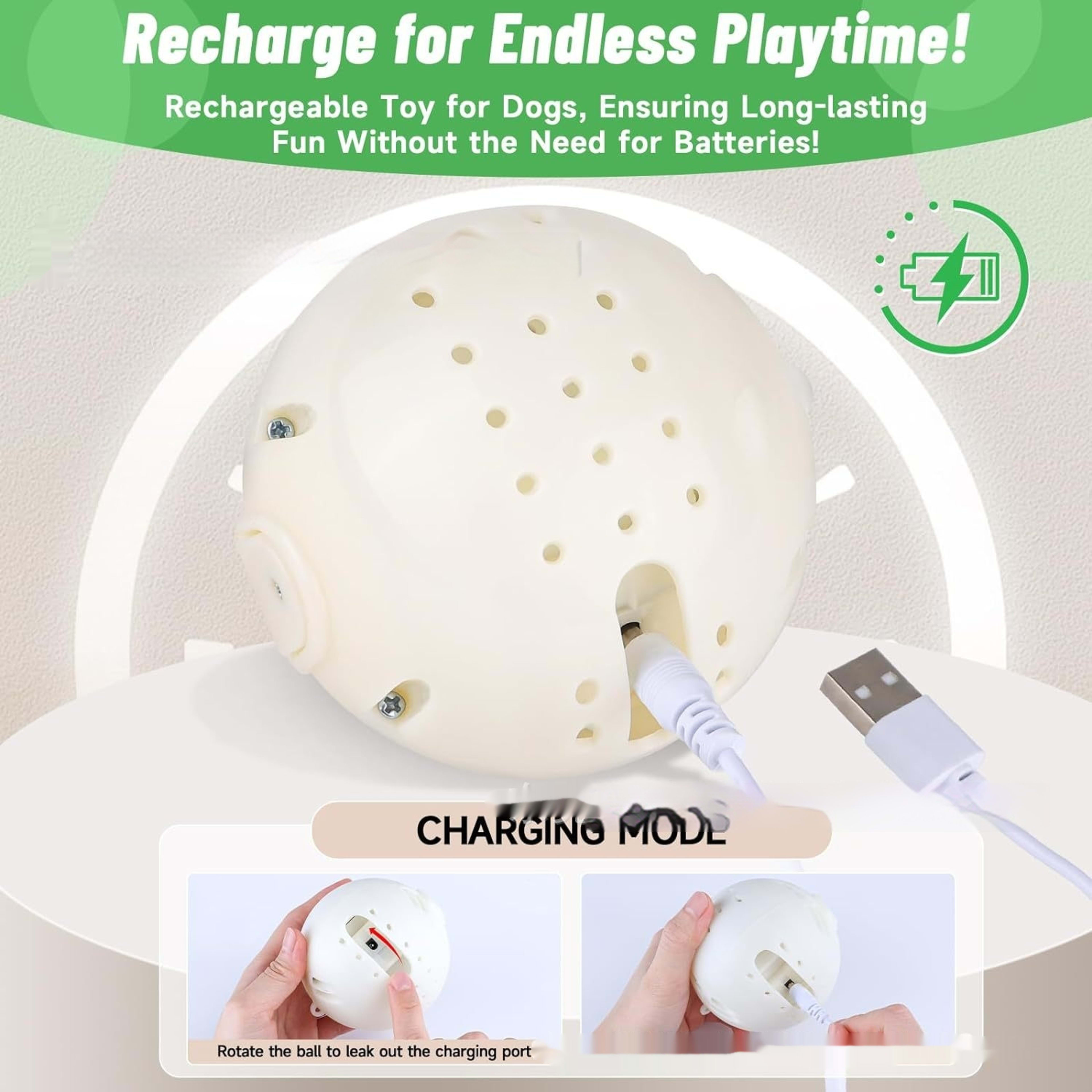 Interactive Charging Dog Toy That Talks And Can Be Tossed For Play 3