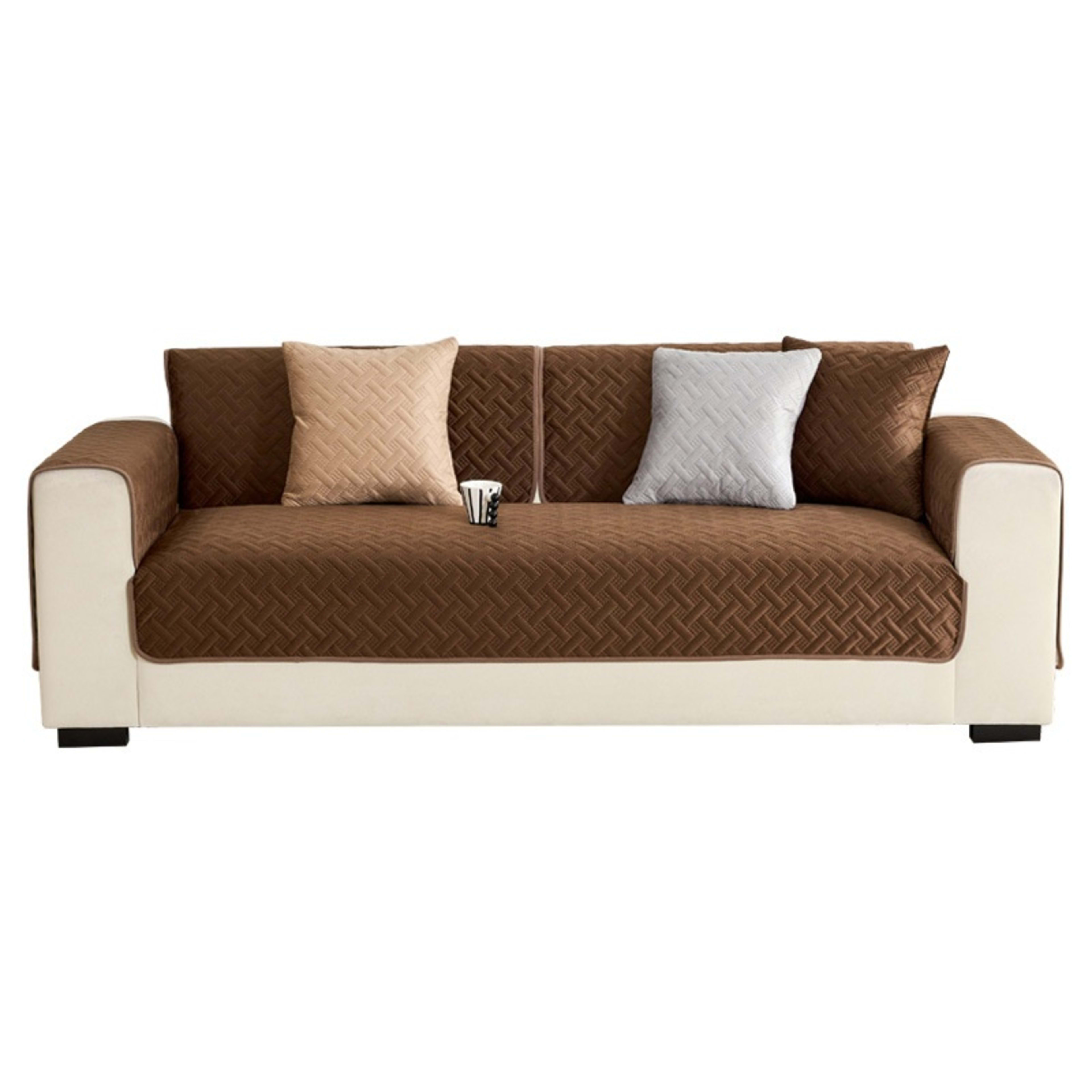Premium Non-Slip Stain-Resistant Dutch Velvet Striped Sofa Cushion 7