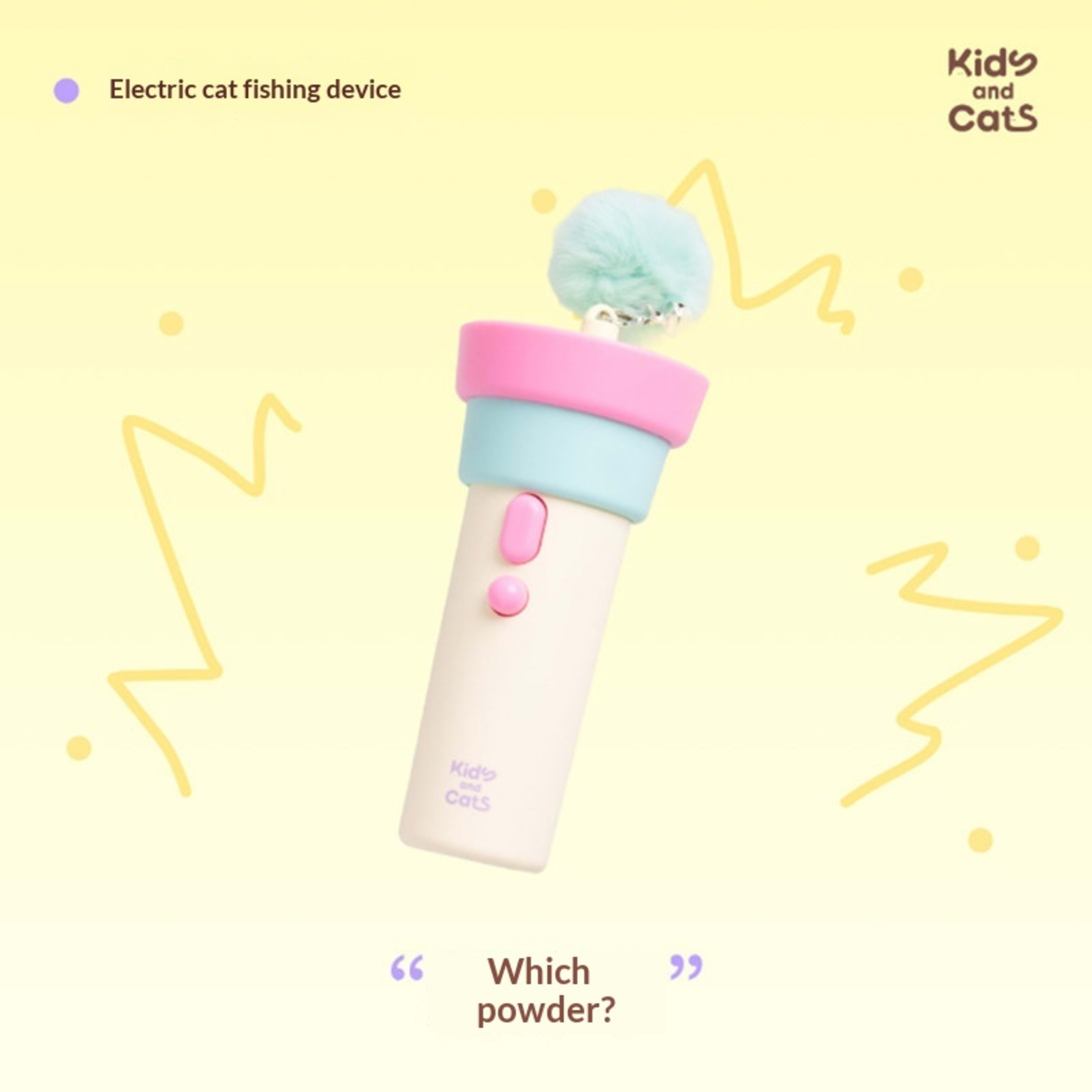 Electric Cat Teaser With One-button Launch