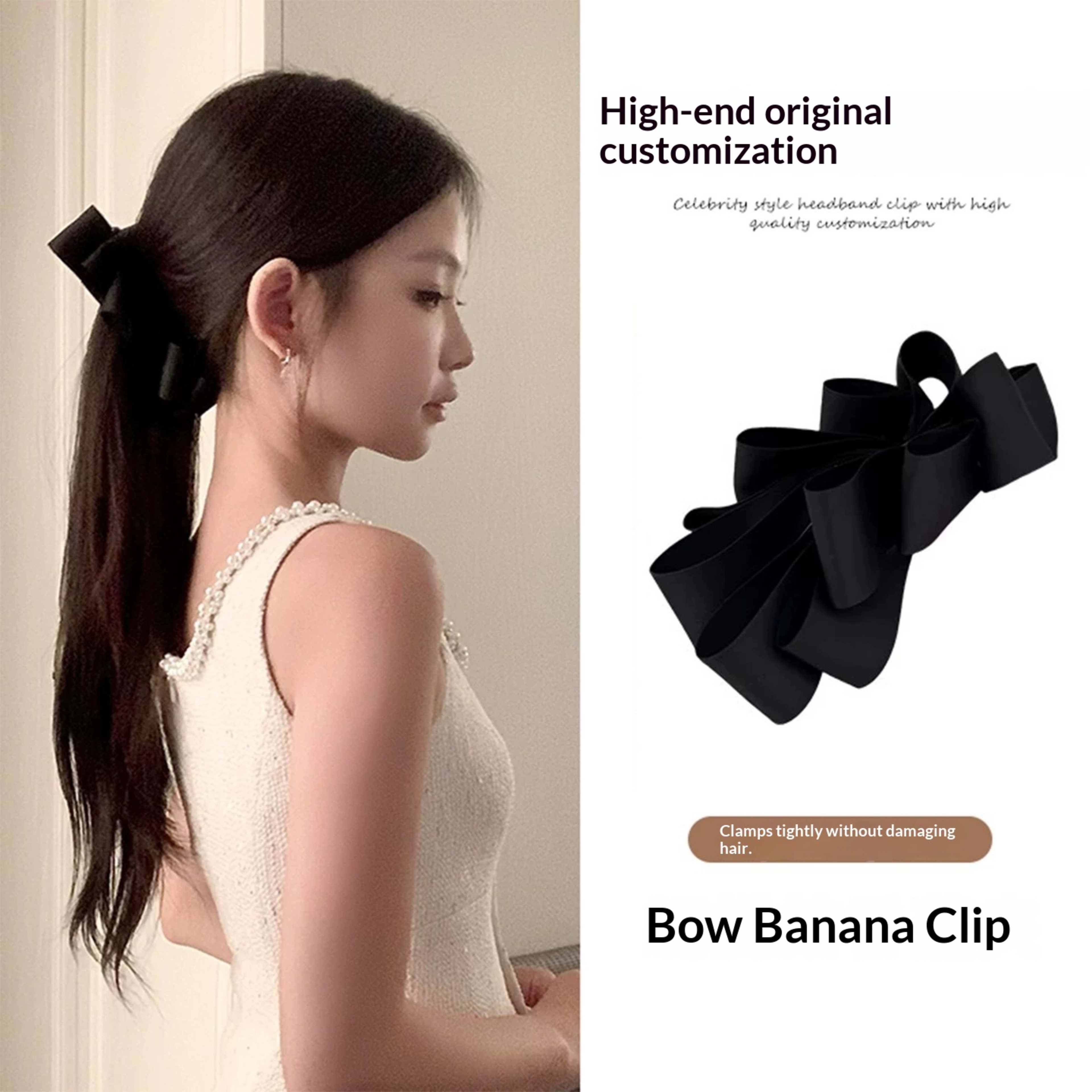 Elegant Sophisticated Bun-style Ponytail Clip For The Back Of The Head 22