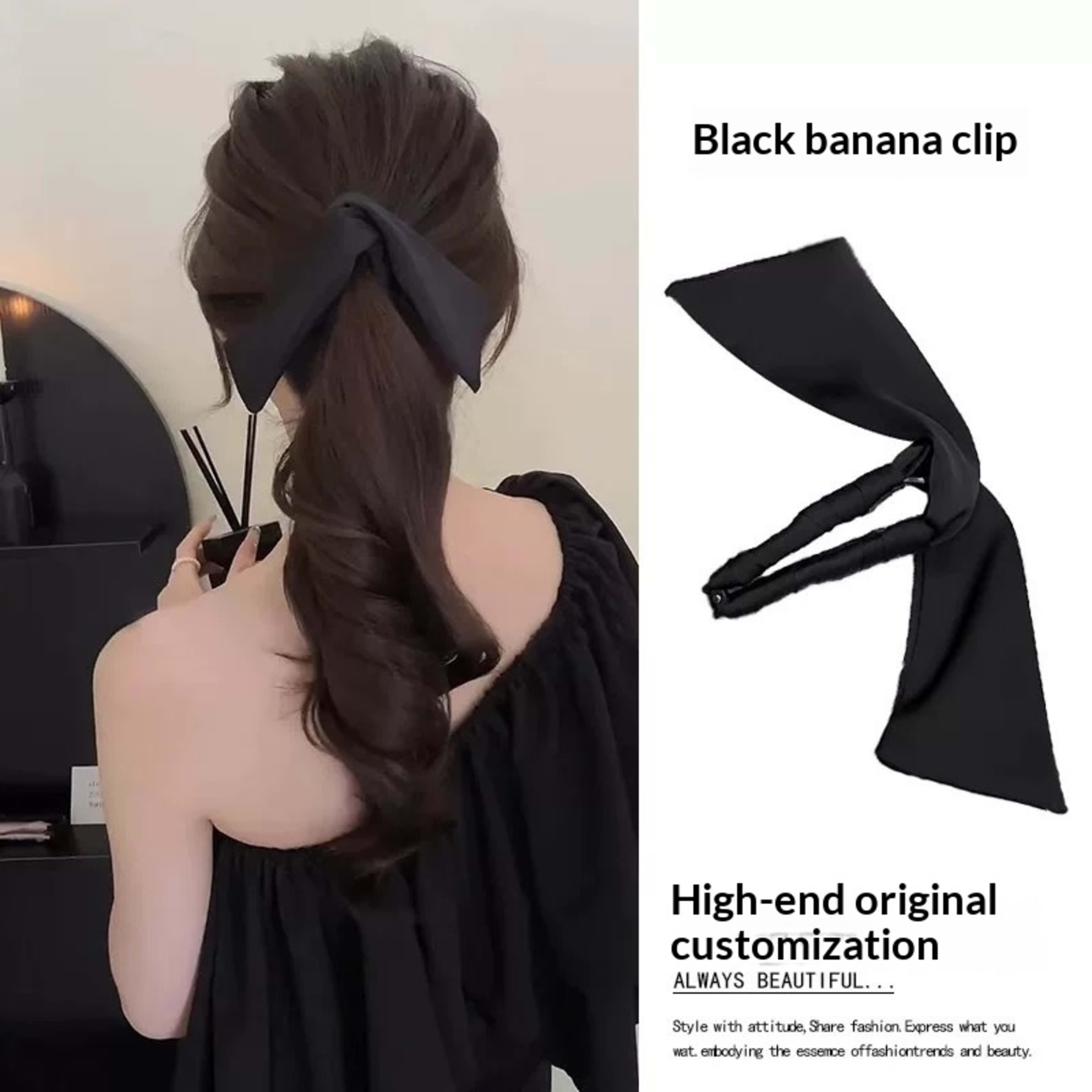 Elegant Sophisticated Bun-style Ponytail Clip For The Back Of The Head 28