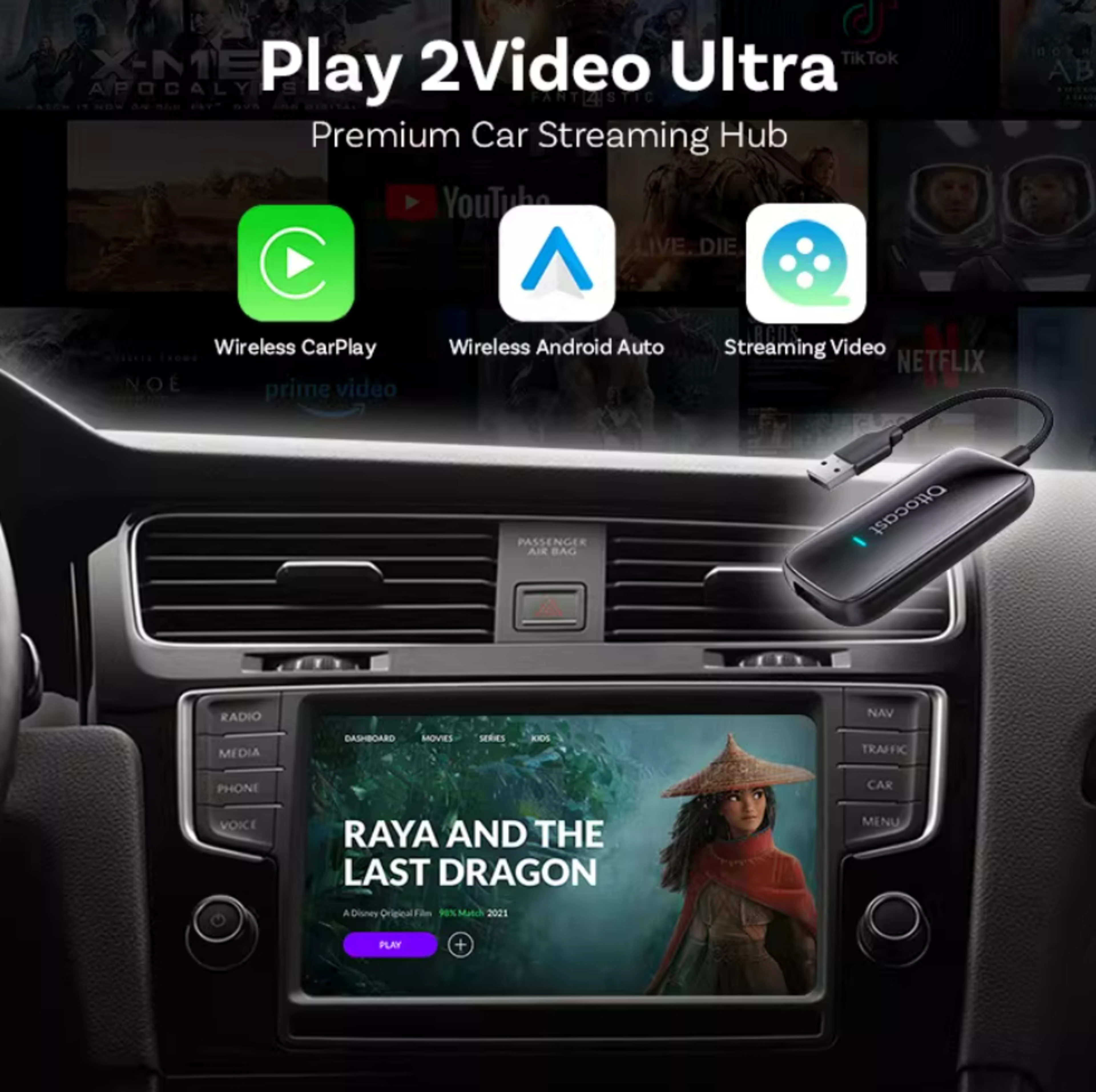 Wired To Wireless CarPlay Box For Android Smart Car Systems