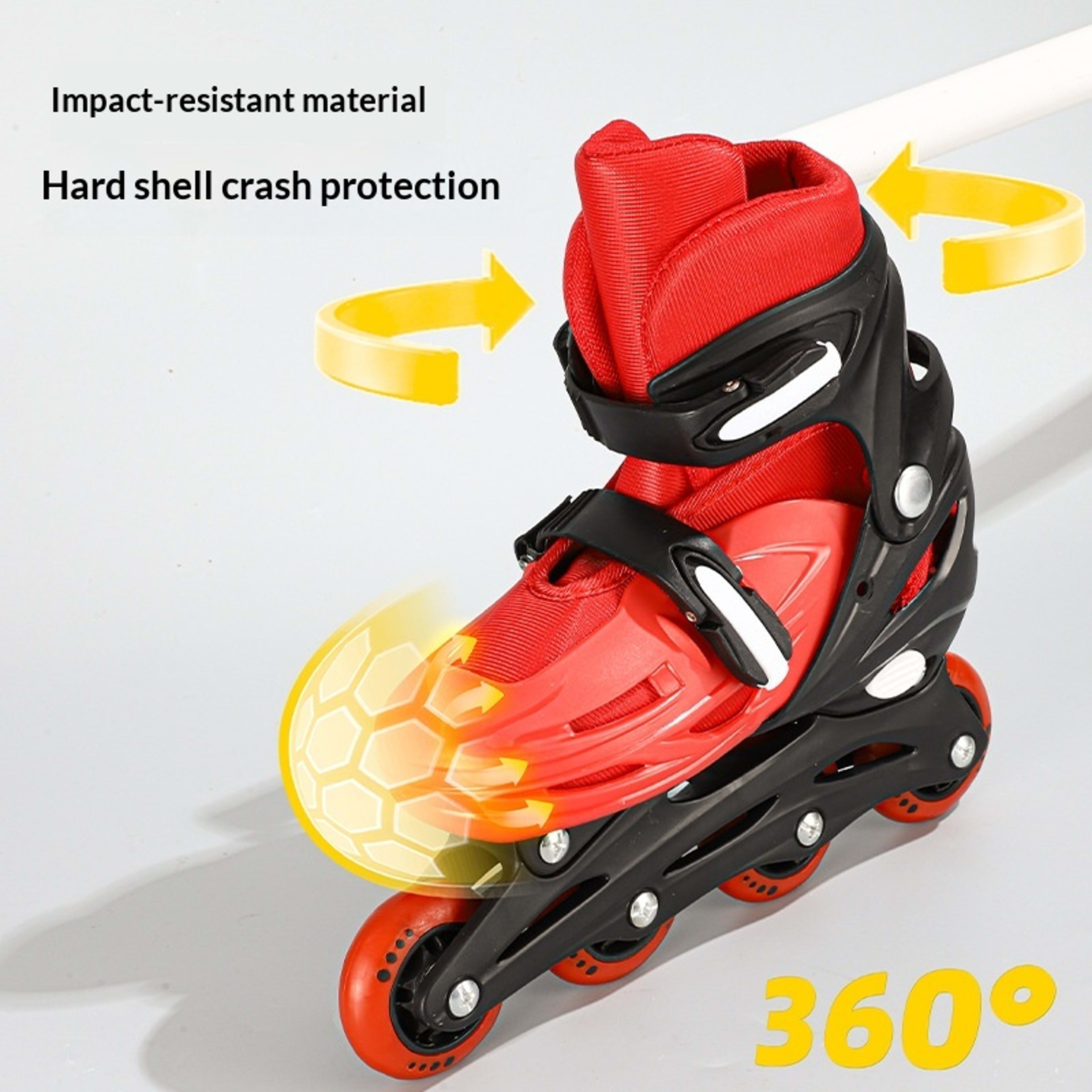 Kids Inline Skate Full Set With Multi-Adjustable Size Options 5