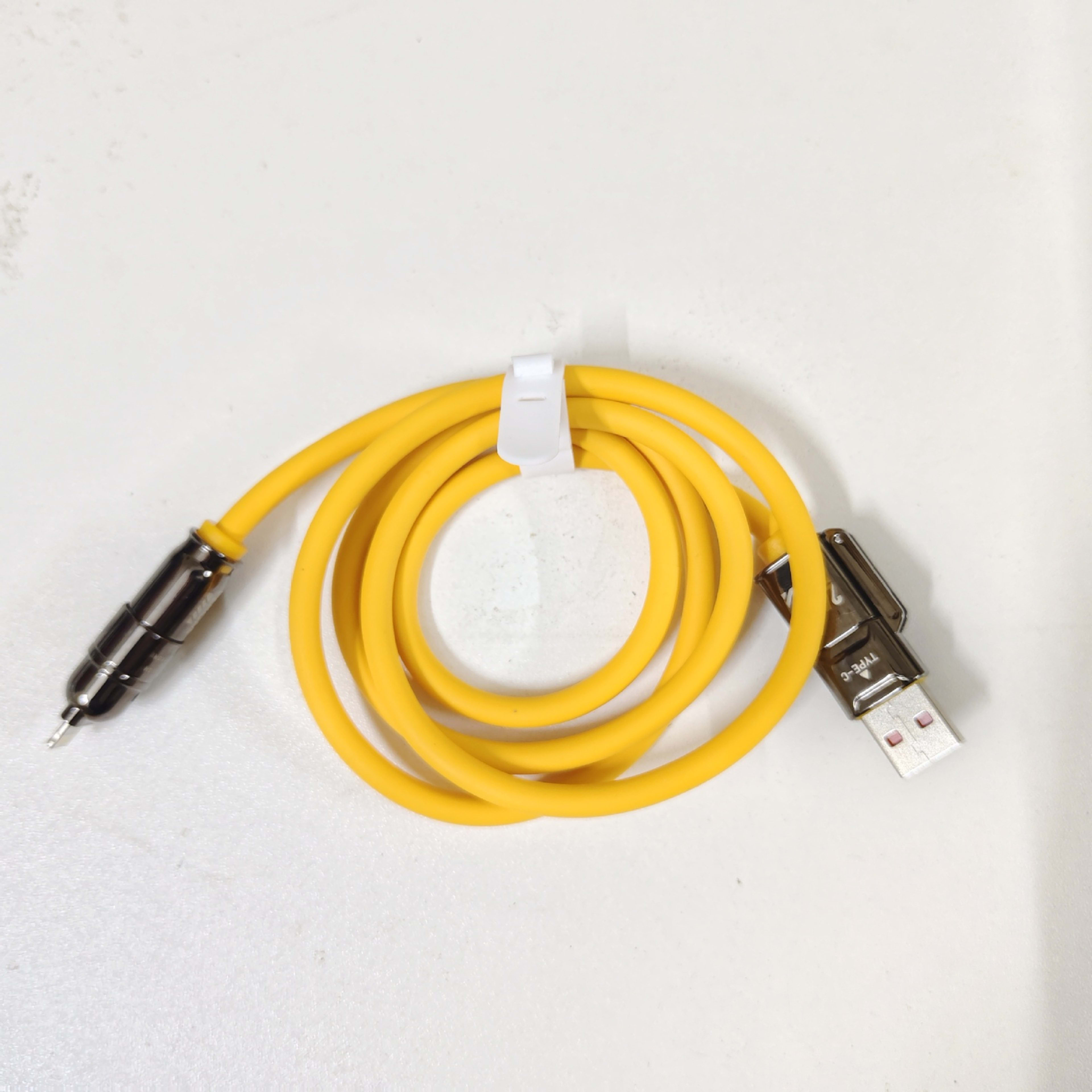 Dual Type-C 240W Four in One Data Cable 4