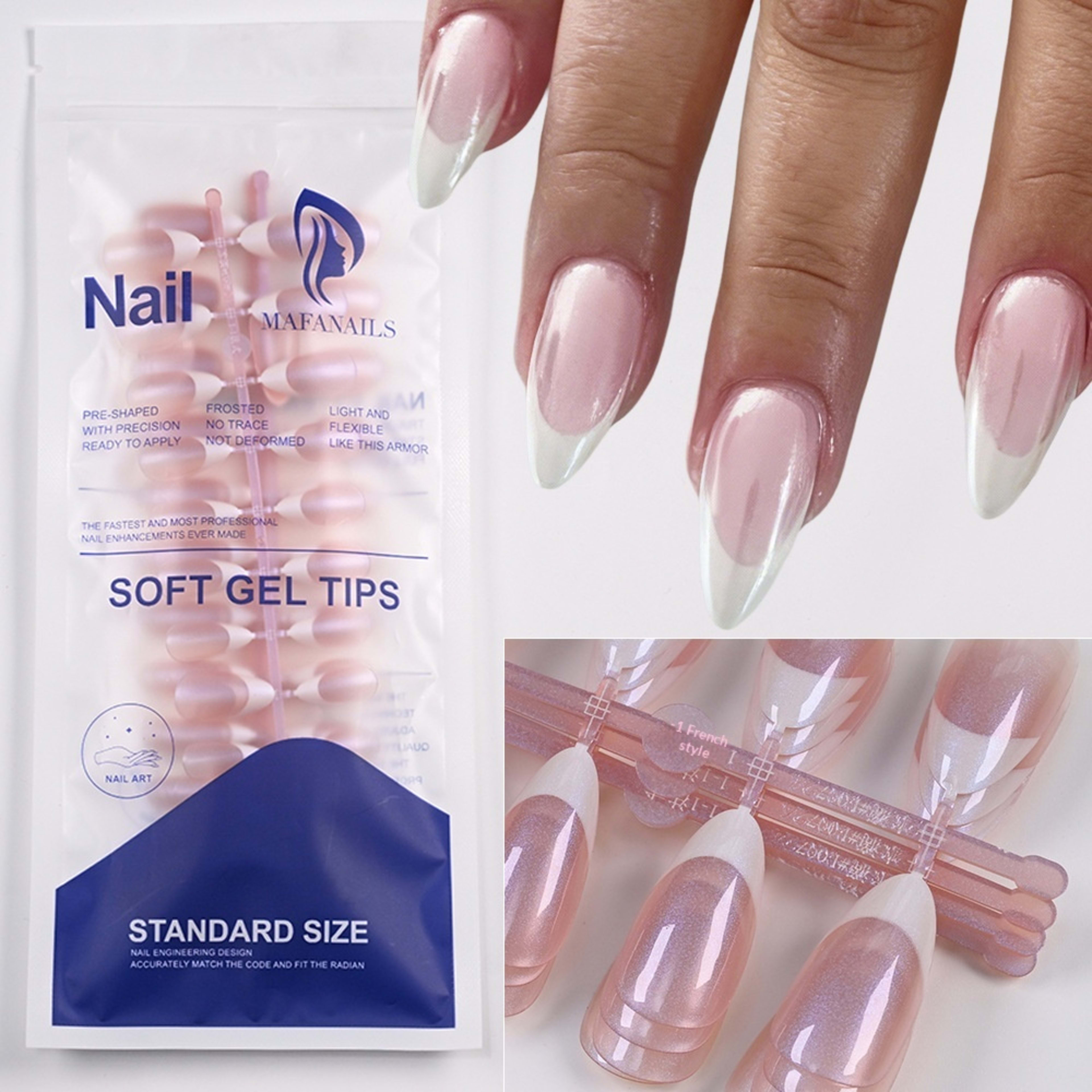 120-piece Bag Of Detachable Nail Tips For Manicures 29