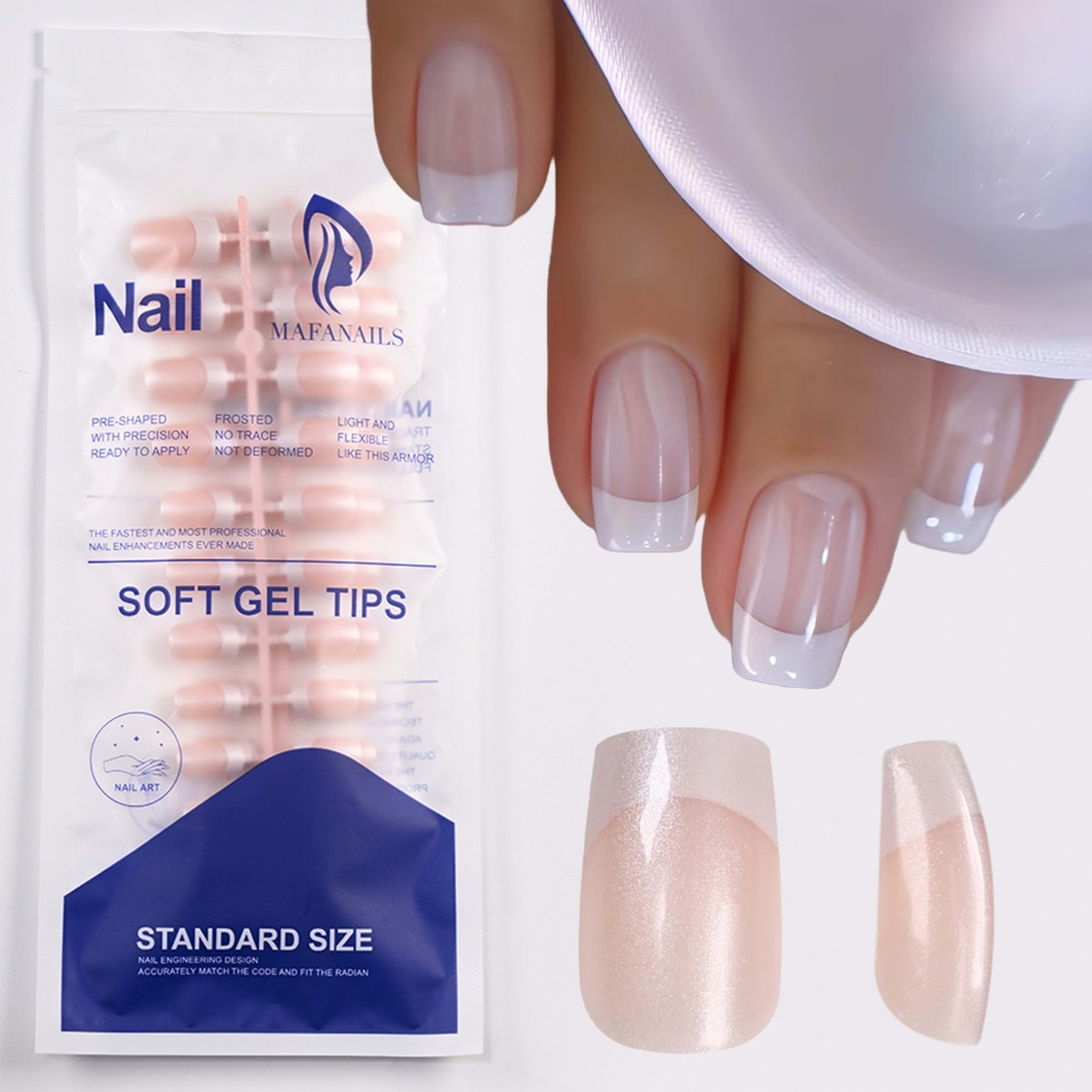 120-piece Bag Of Detachable Nail Tips For Manicures 28
