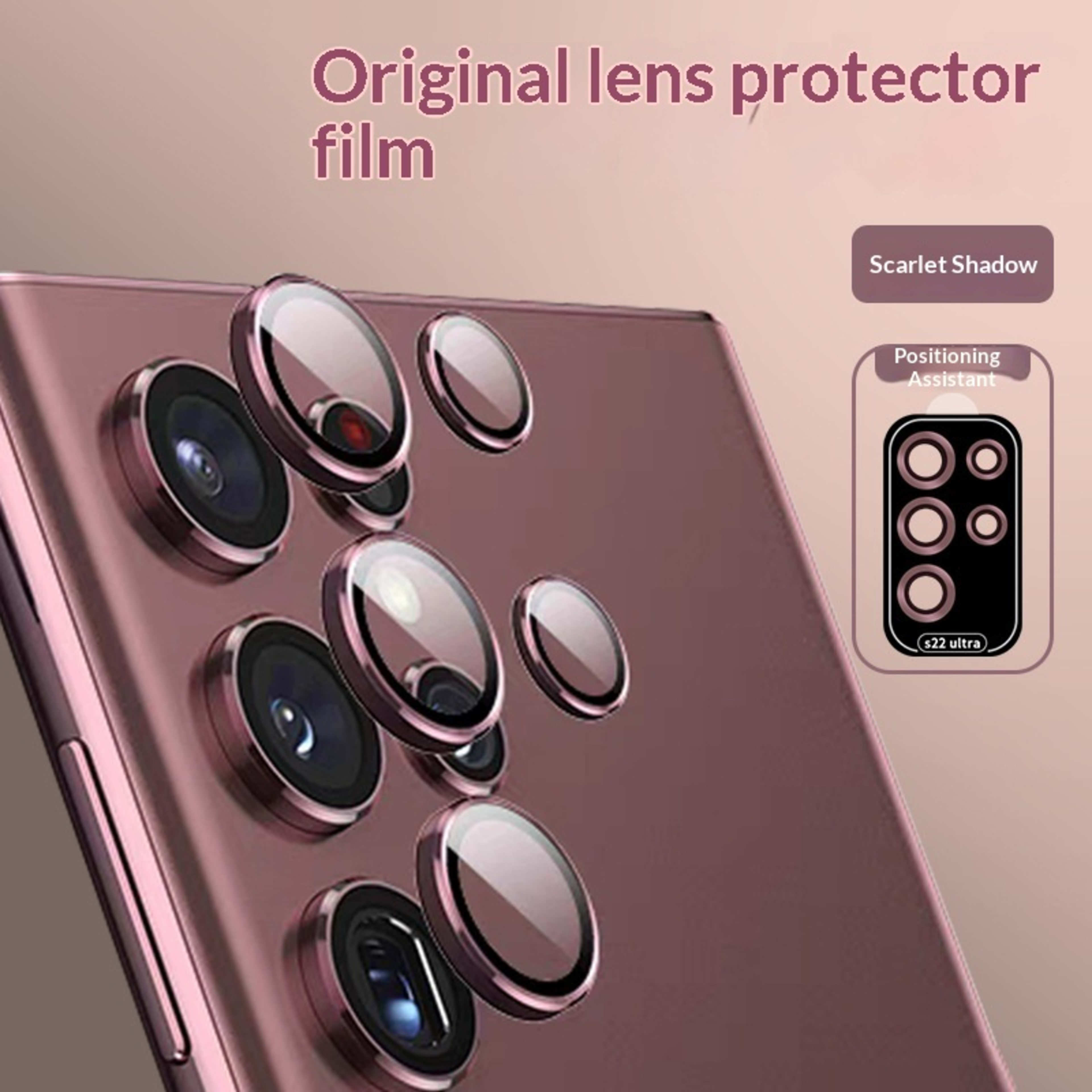 Metal Protective Ring For S22 Phone Rear Camera 5