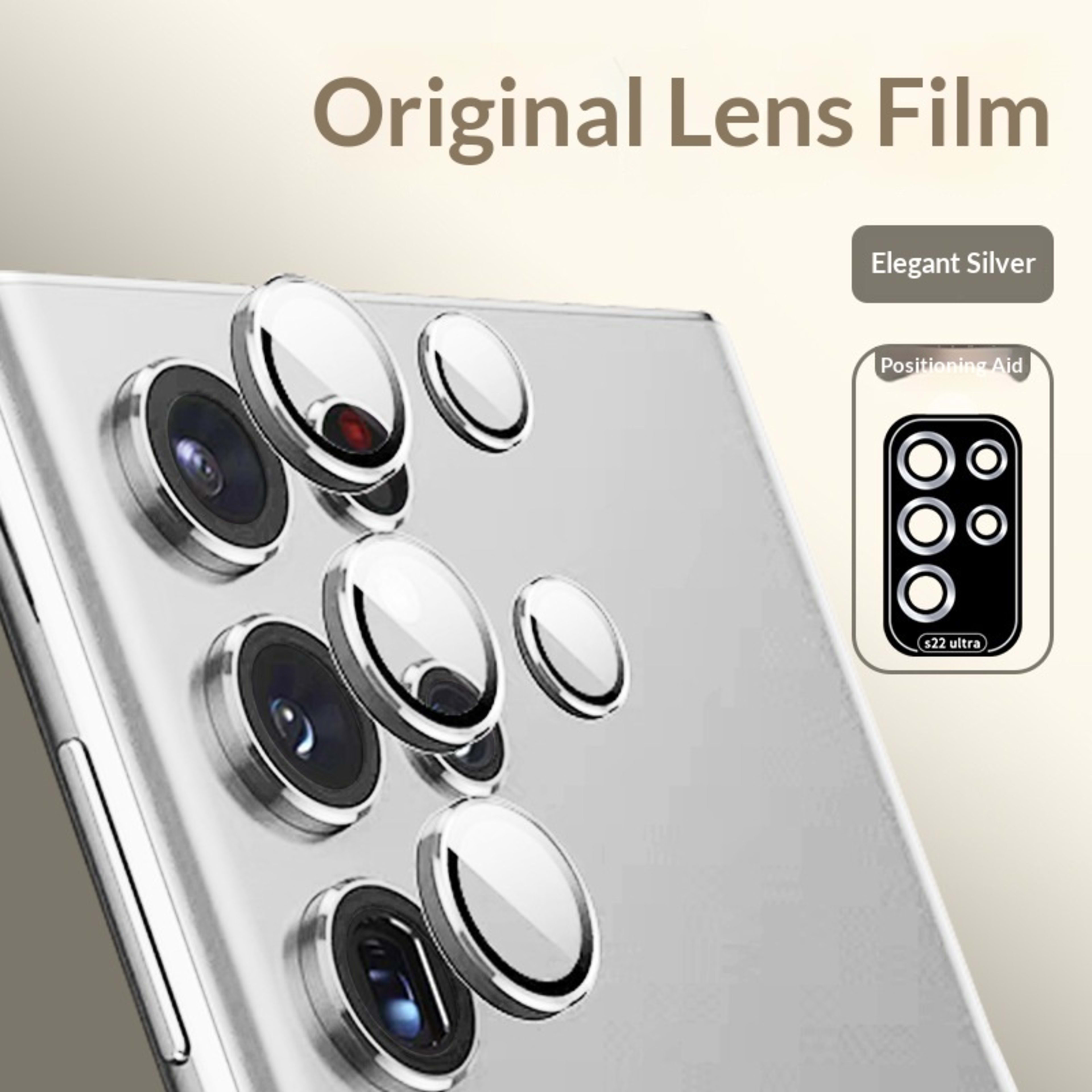 Metal Protective Ring For S22 Phone Rear Camera 3