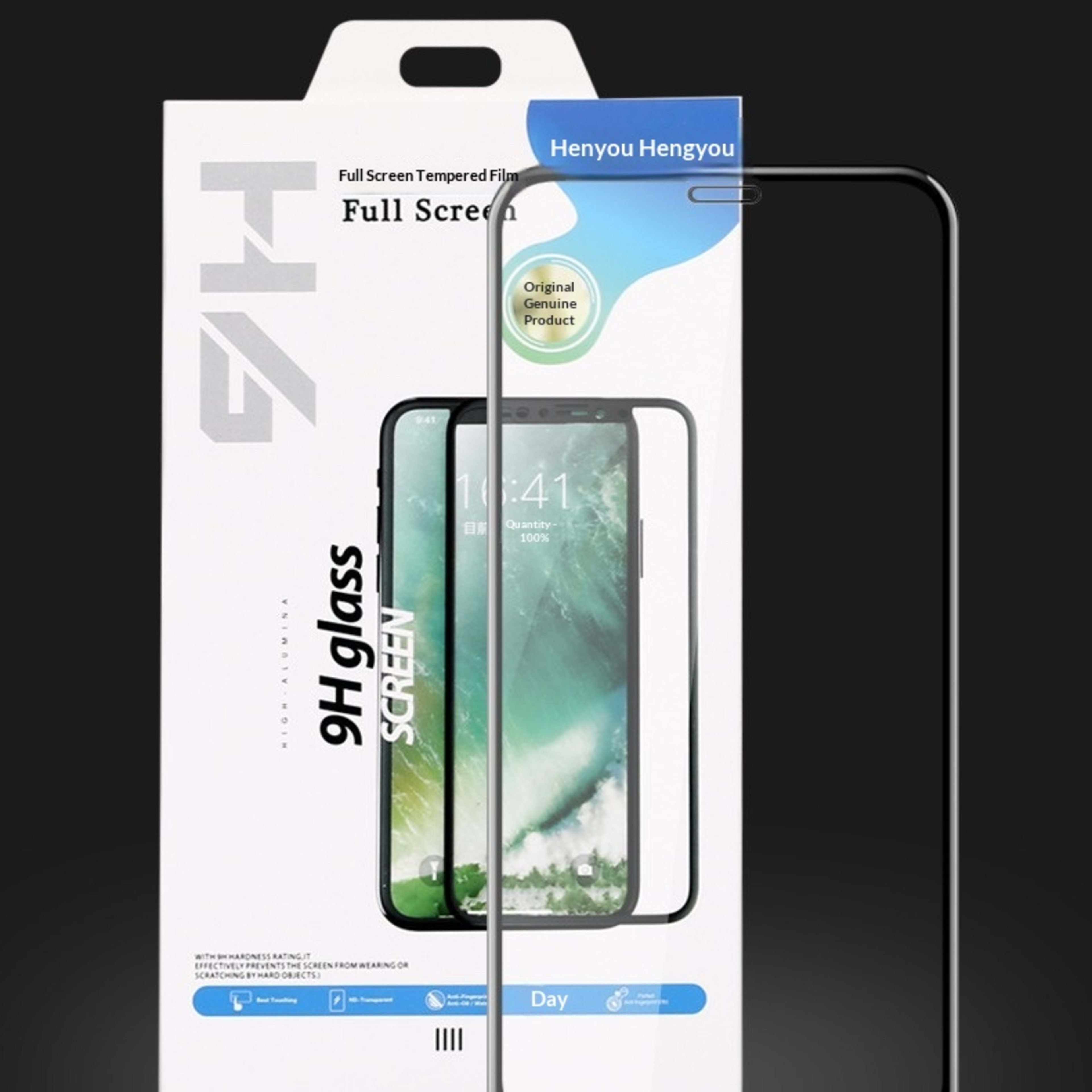 Full-screen Tempered Glass Phone Screen Protector Drop-proof 2