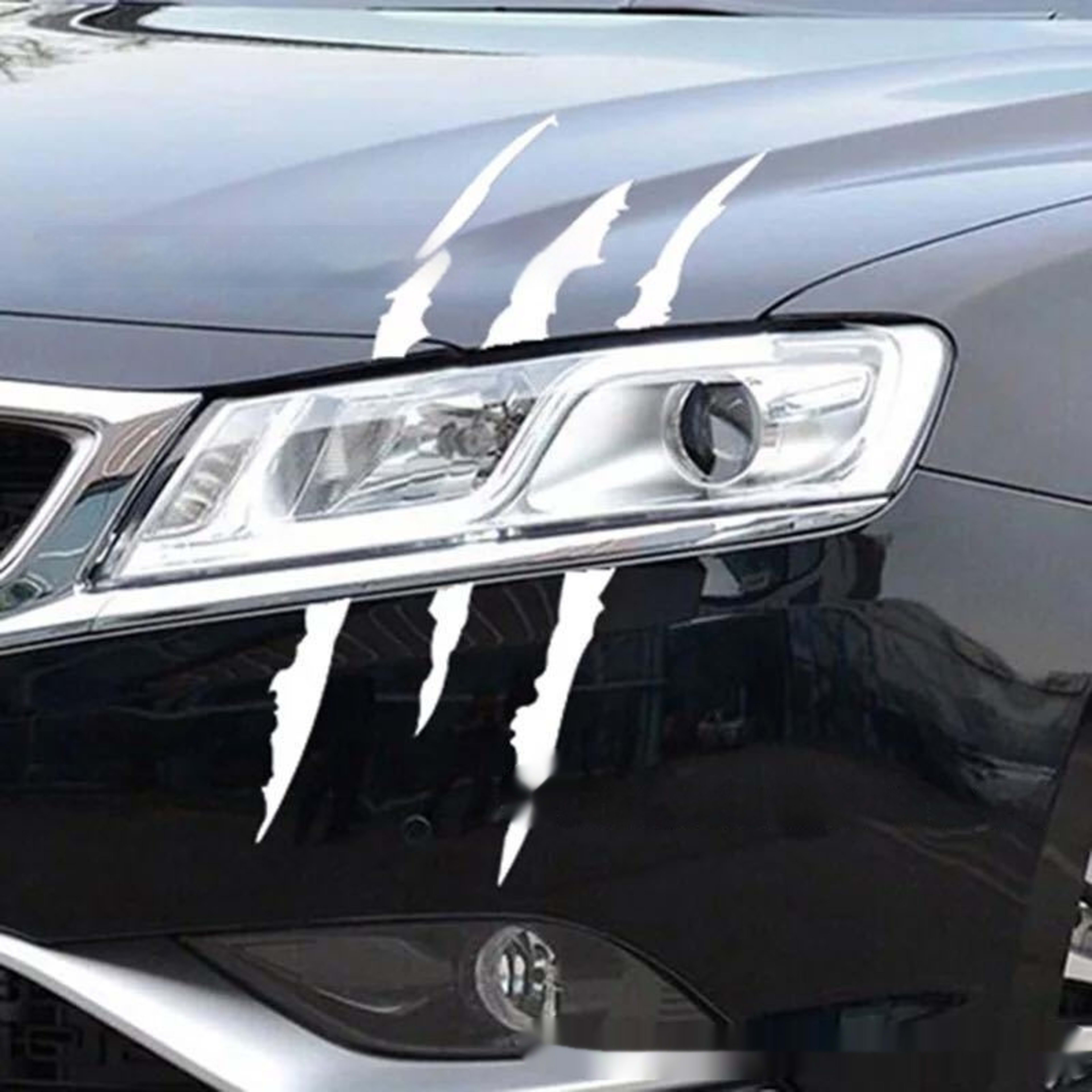 Car Ghost Claw Decal Headlight Decorative Claw Sticker 6