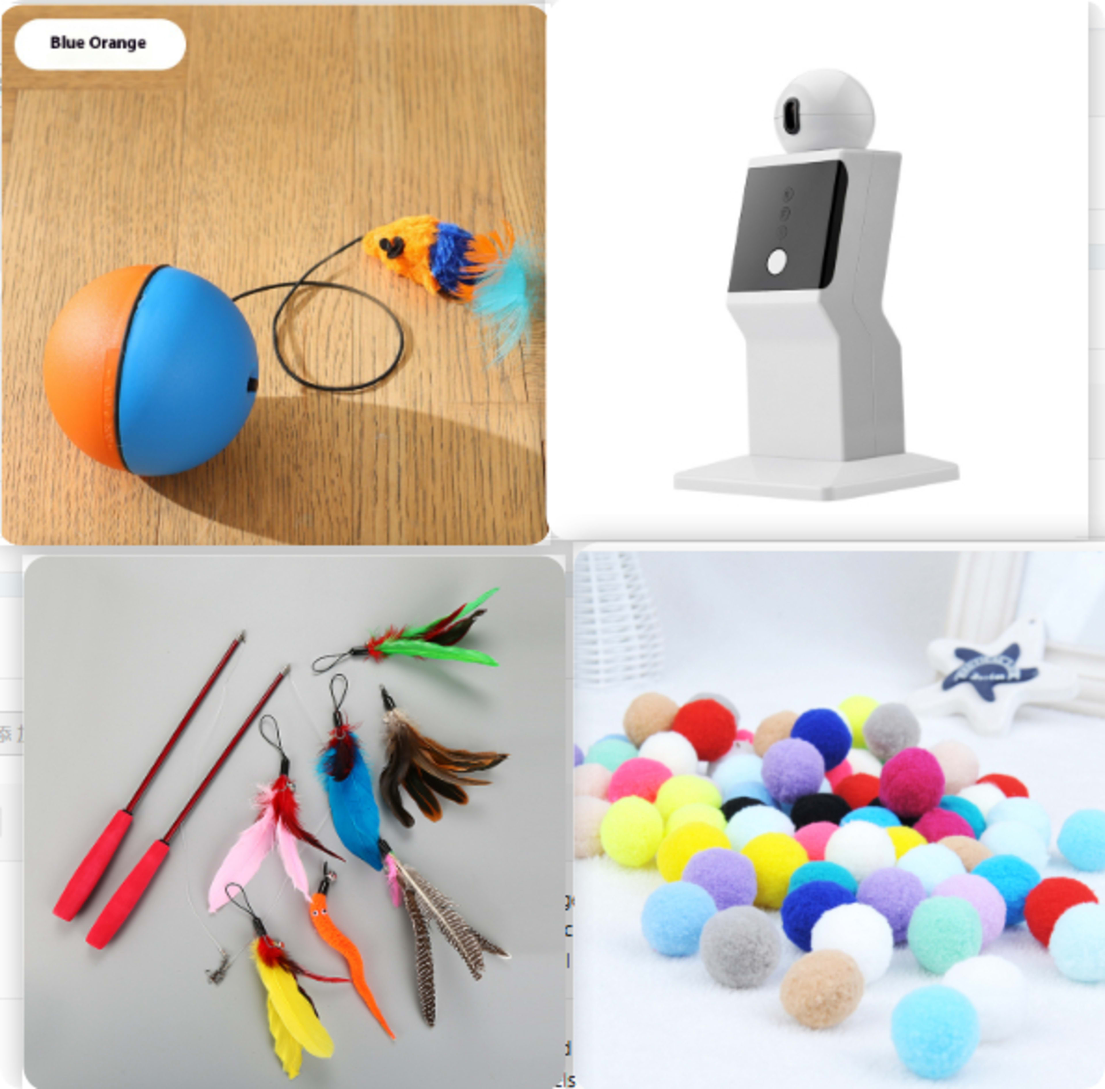 Cat Toys Mouse Teaser Ball Funny Moving Toy For Pets Cat Dog Electric