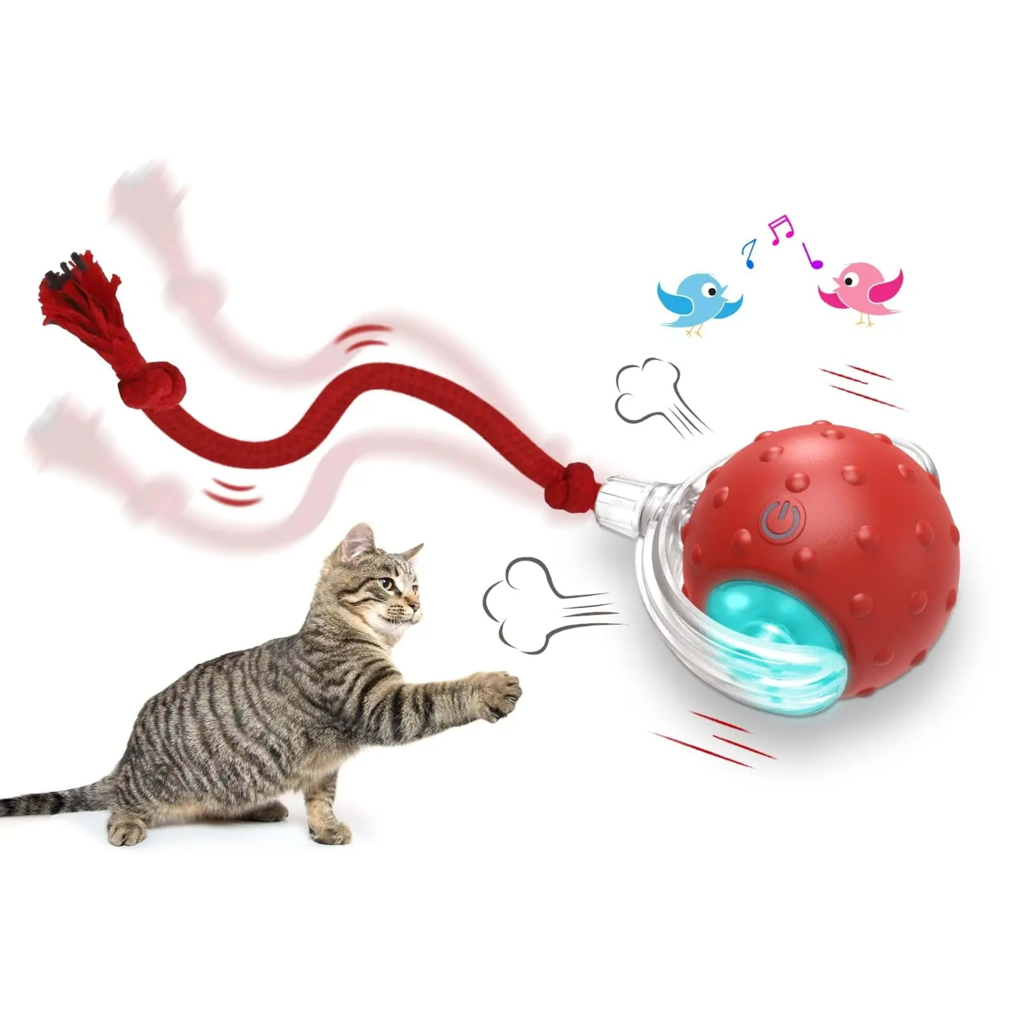 Interactive Cat Toy Ball Super Drive Cat Rolling Ball 5