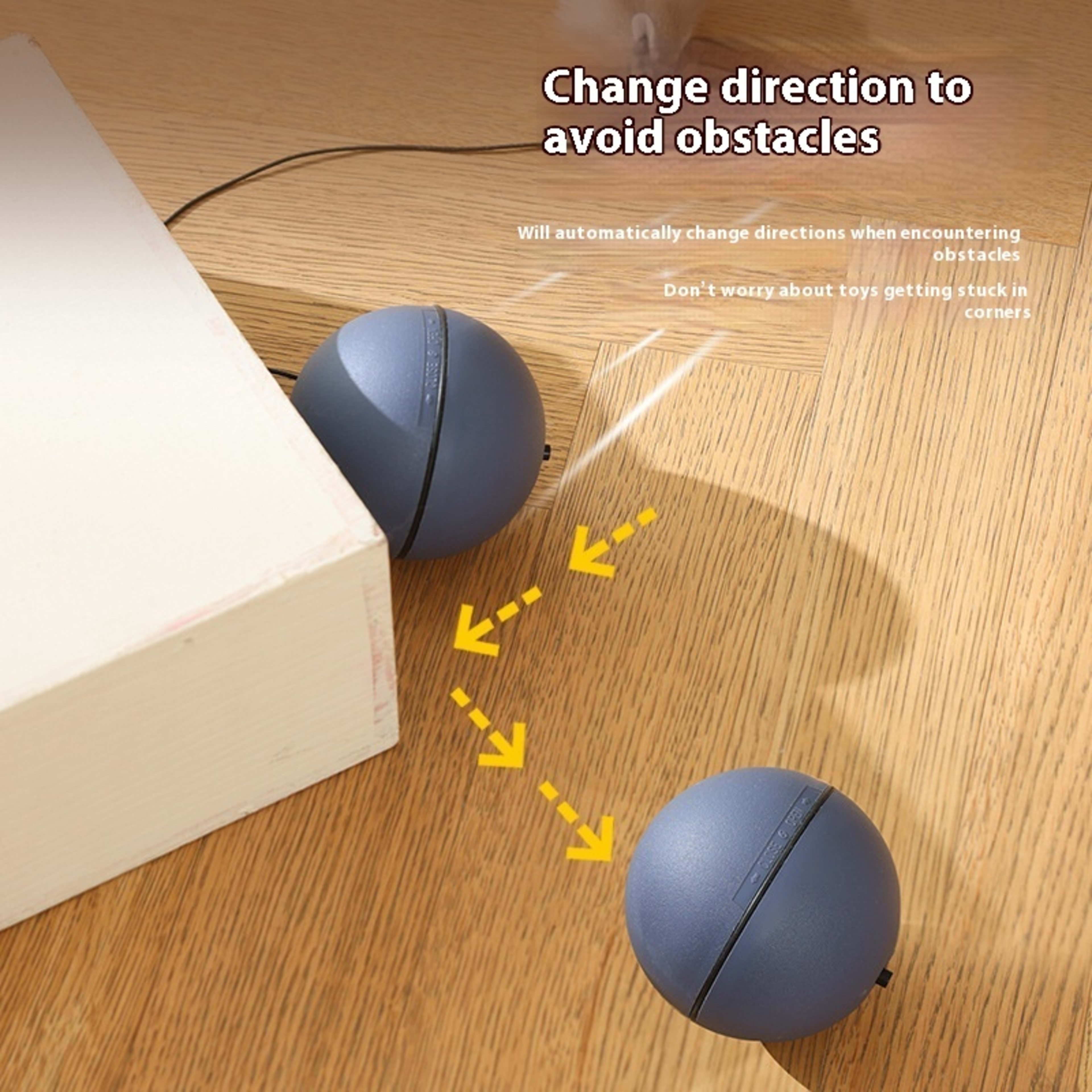 Cat Toys Mouse Teaser Ball Funny Moving Toy For Pets Cat Dog Electric 3