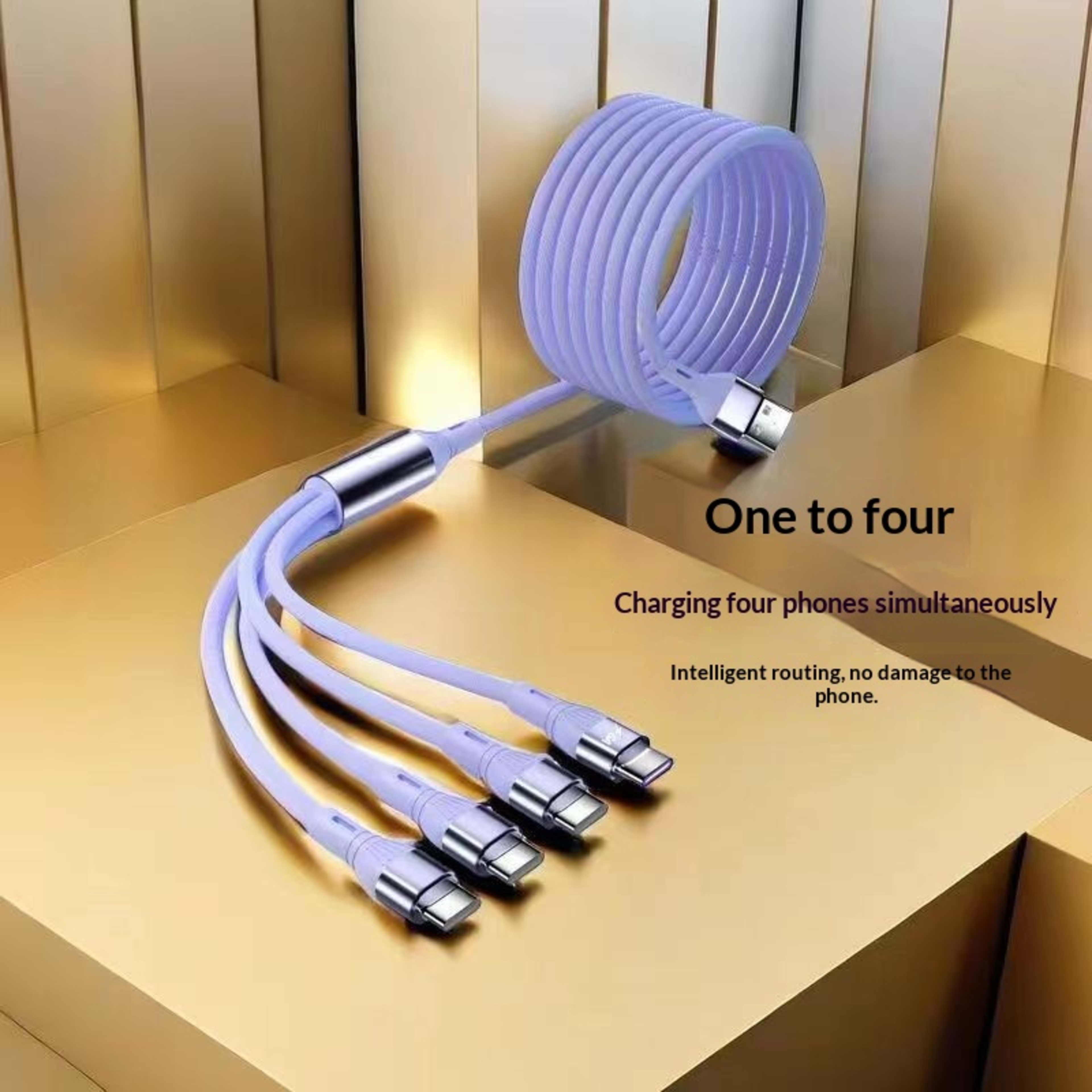 One-for-Four Fast-Charging Data Cable 6