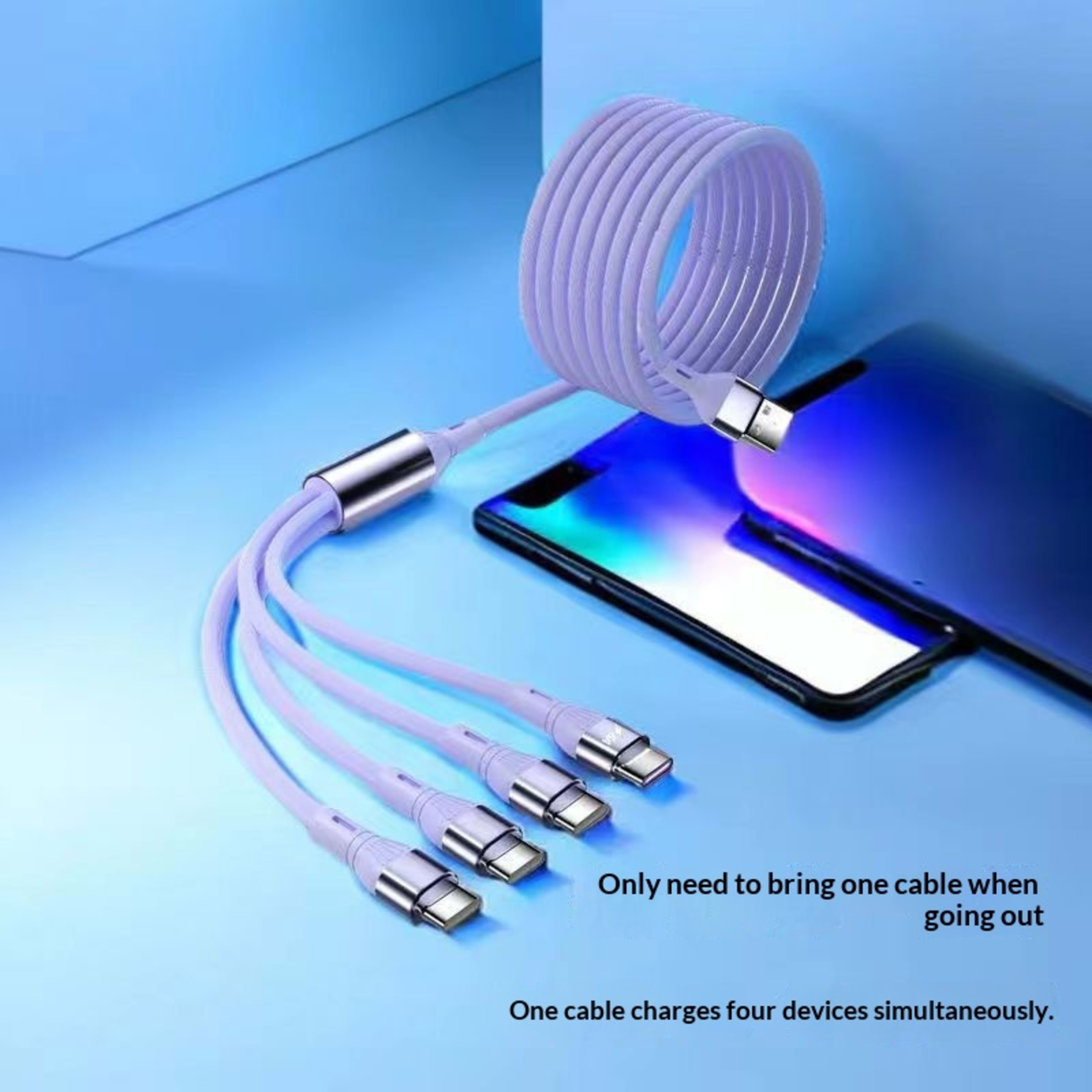 One-for-Four Fast-Charging Data Cable 5