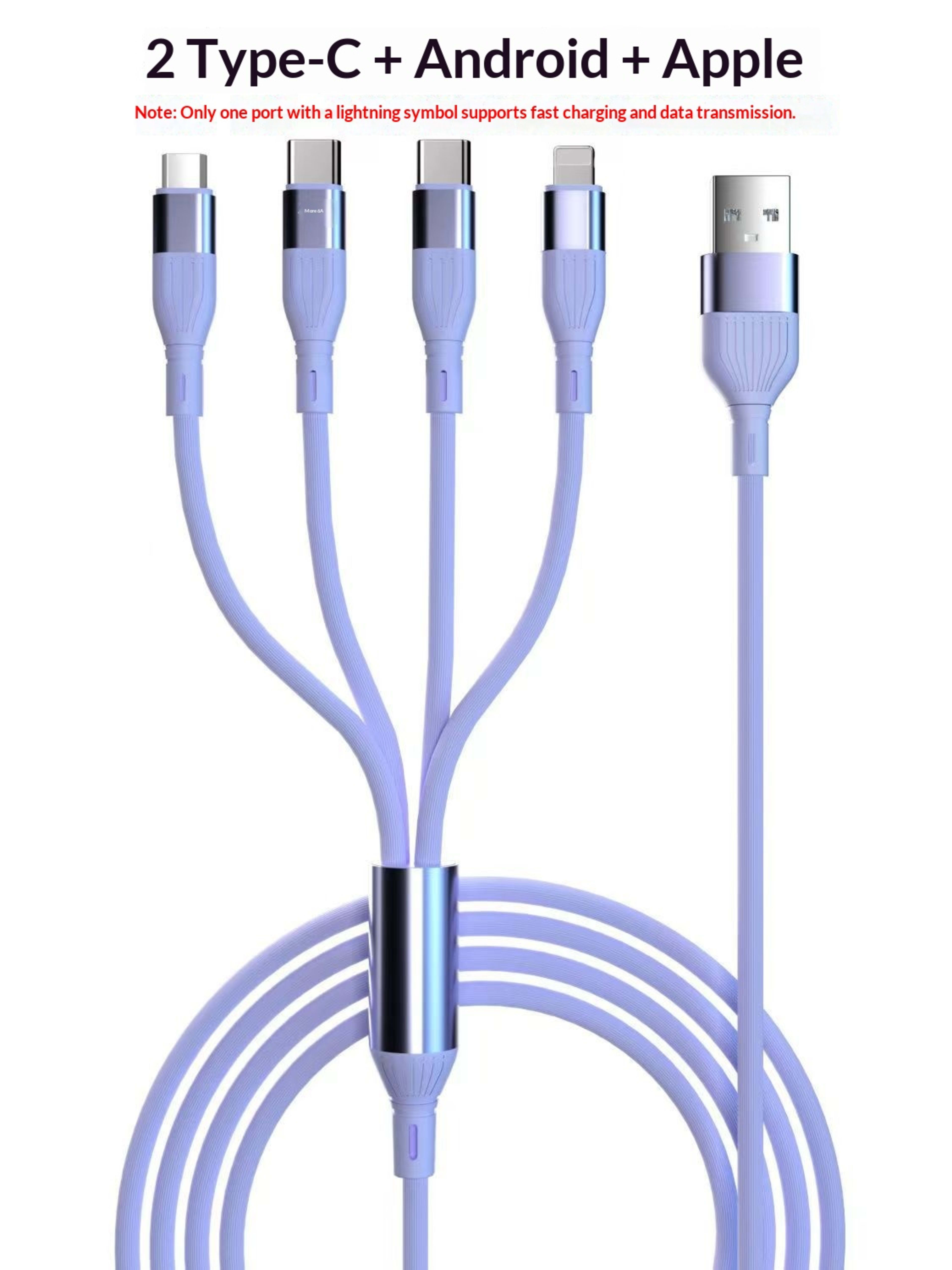 One-for-Four Fast-Charging Data Cable 4