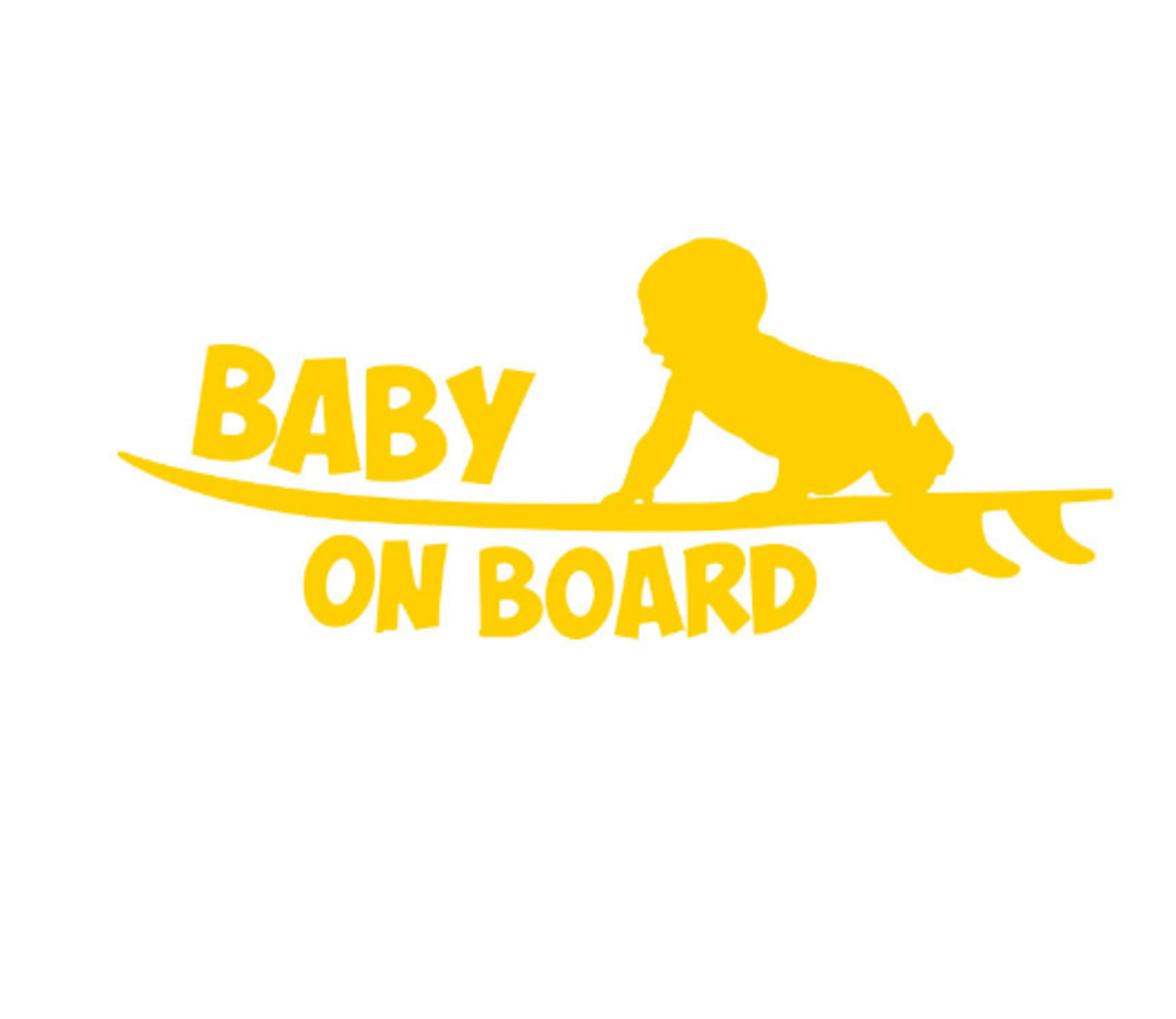 Baby Warning Skateboard Kids Reflective Sticker 5