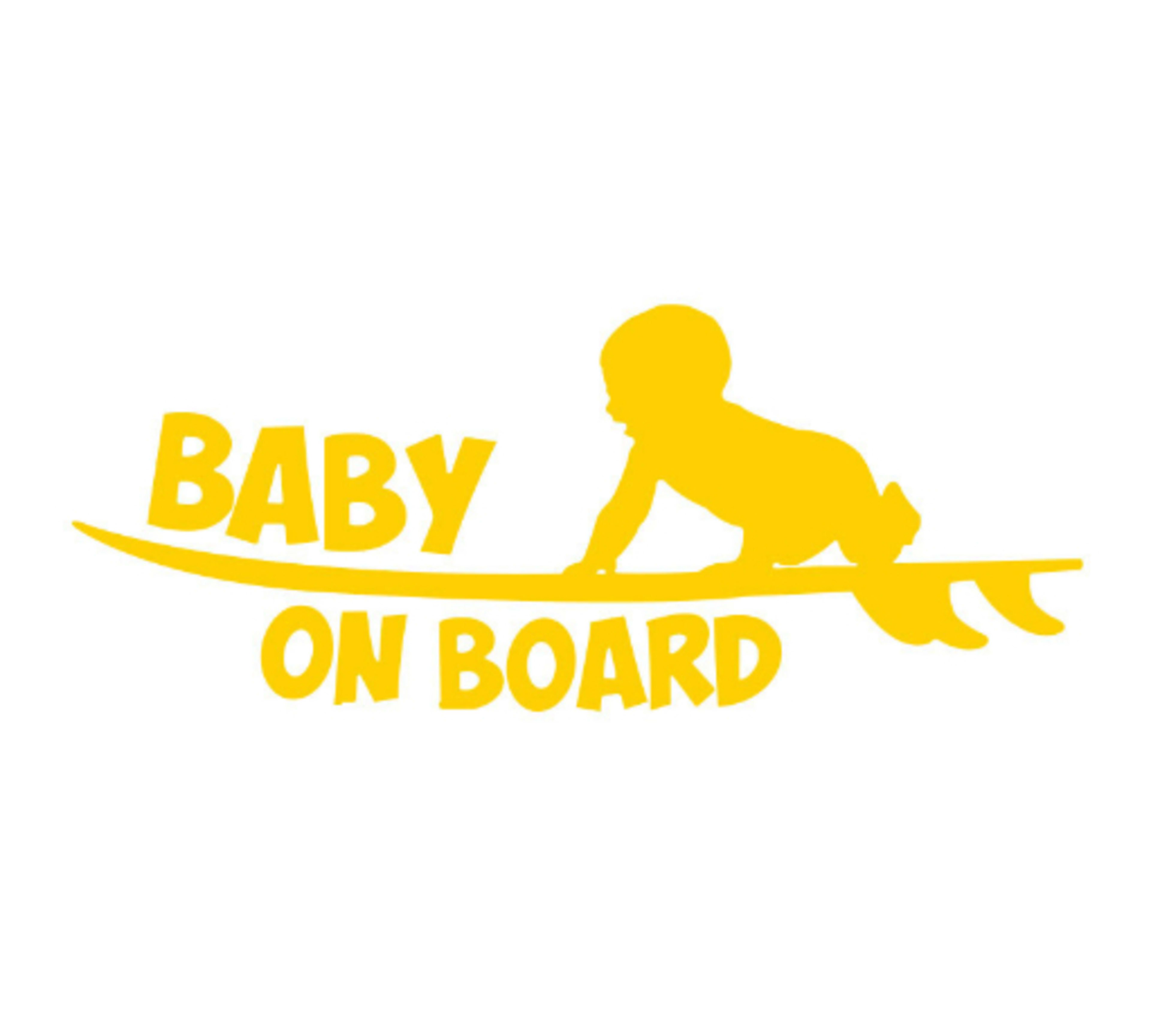 Baby Warning Skateboard Kids Reflective Sticker 3