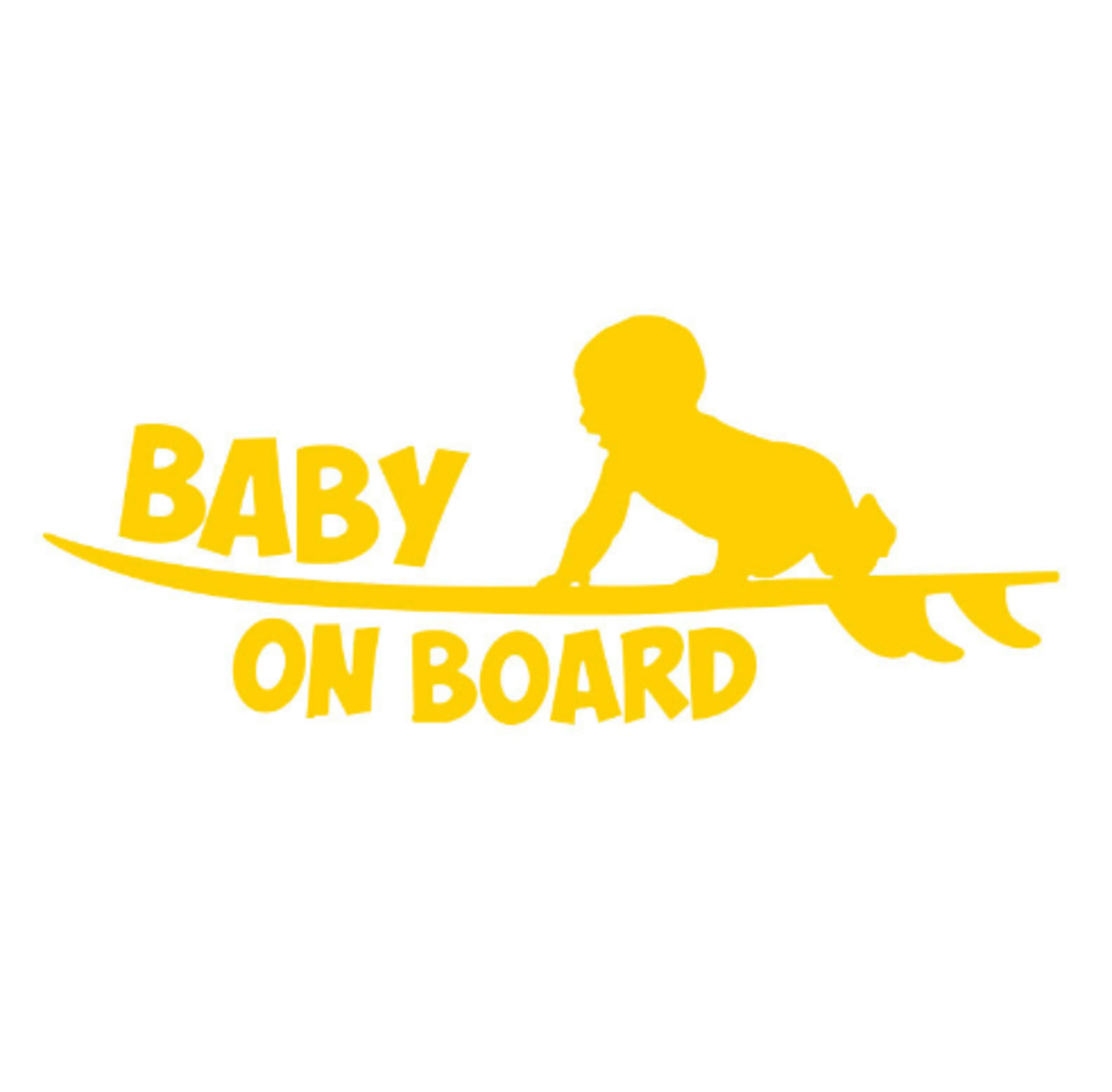 Baby Warning Skateboard Kids Reflective Sticker 4