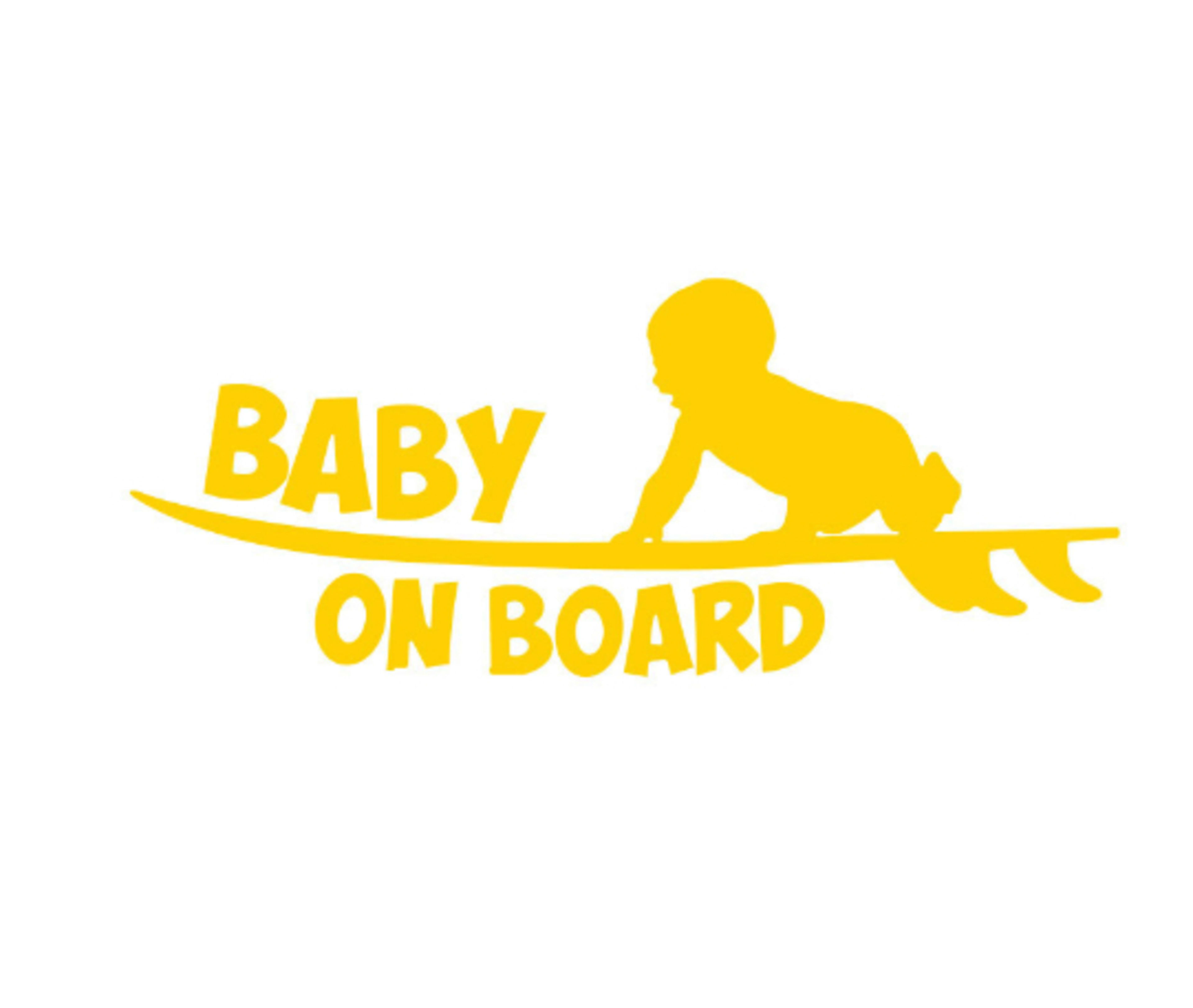 Baby Warning Skateboard Kids Reflective Sticker 6