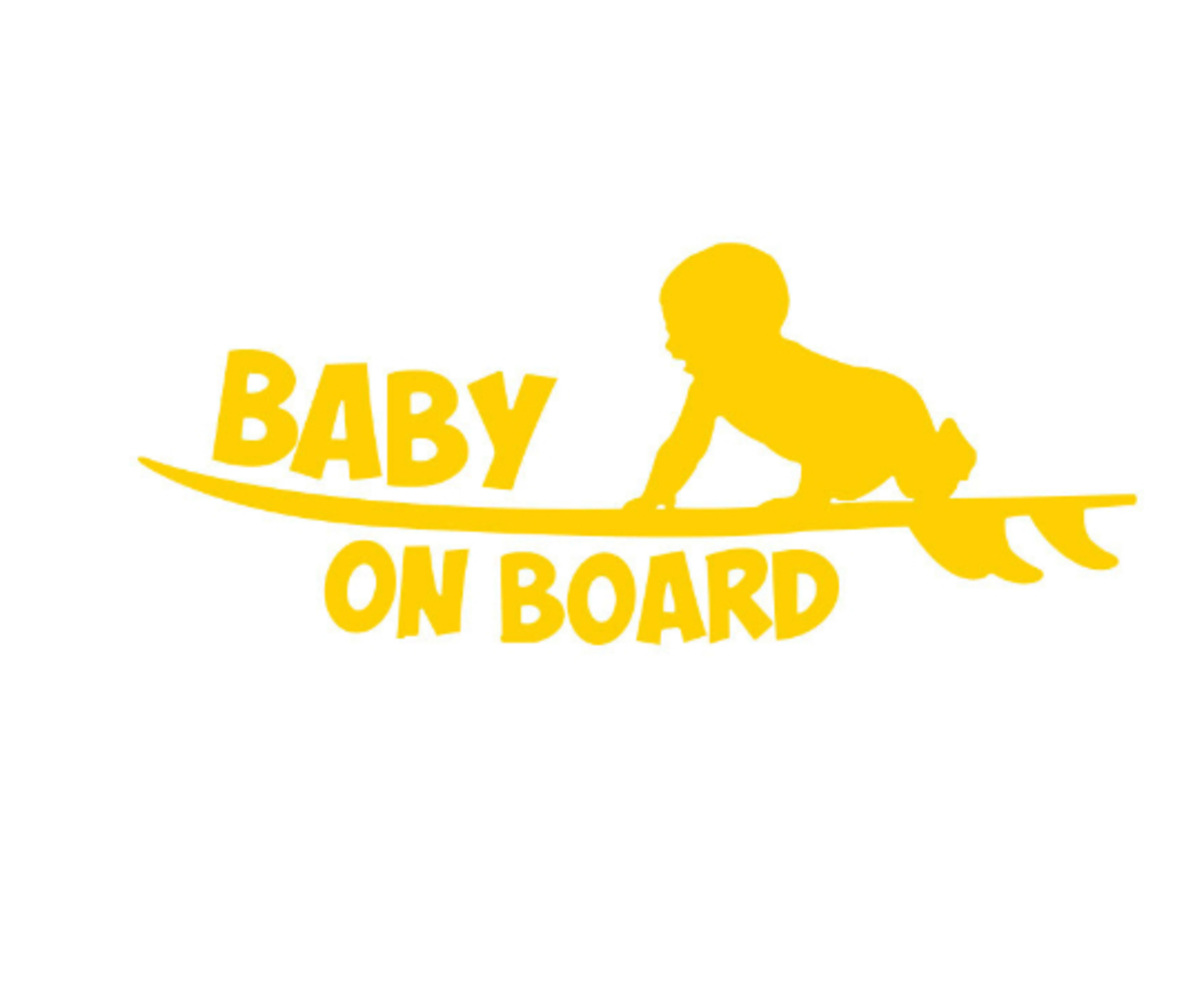 Baby Warning Skateboard Kids Reflective Sticker 2