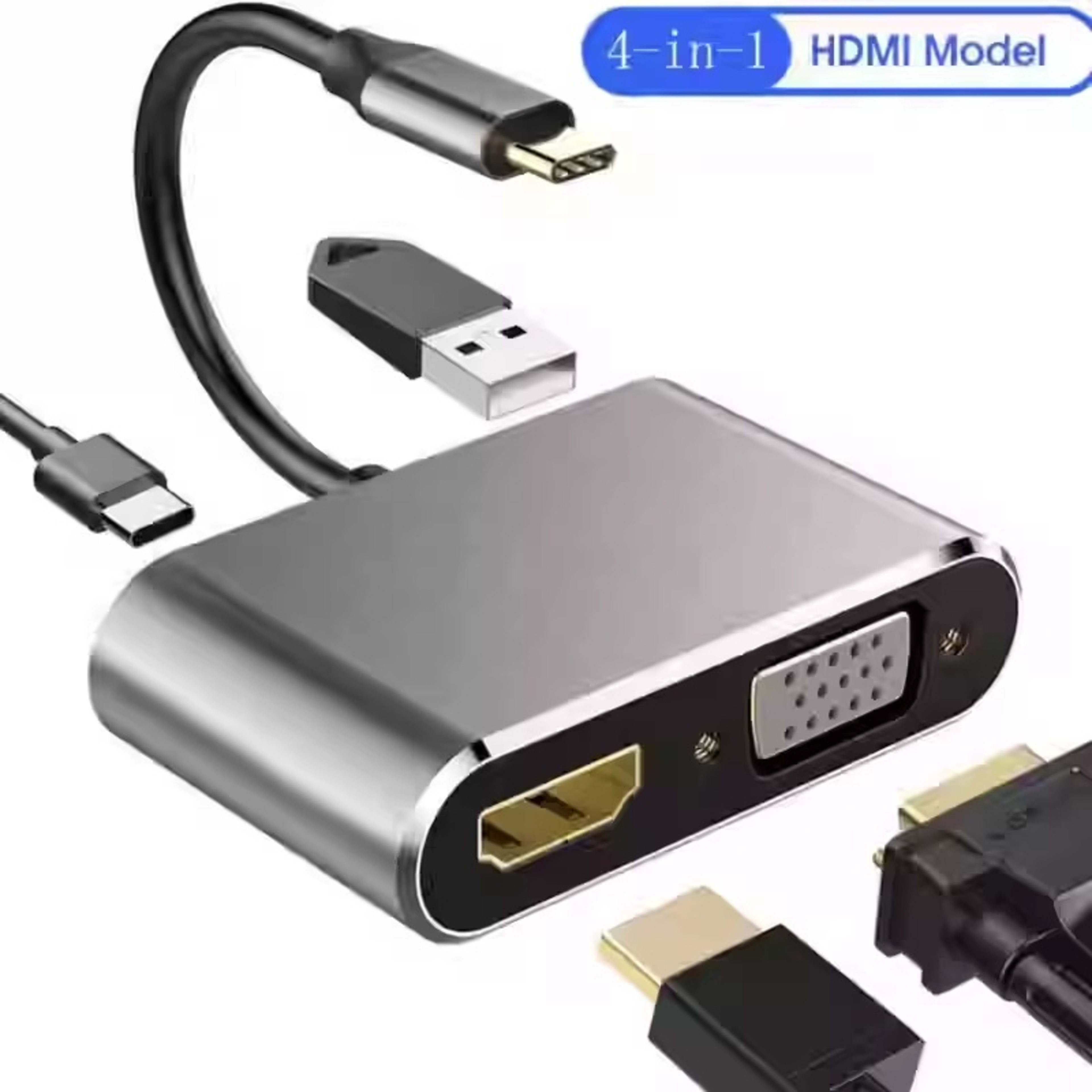 Computer Projector Monitor Screen-mirroring Converter Docking Station 3
