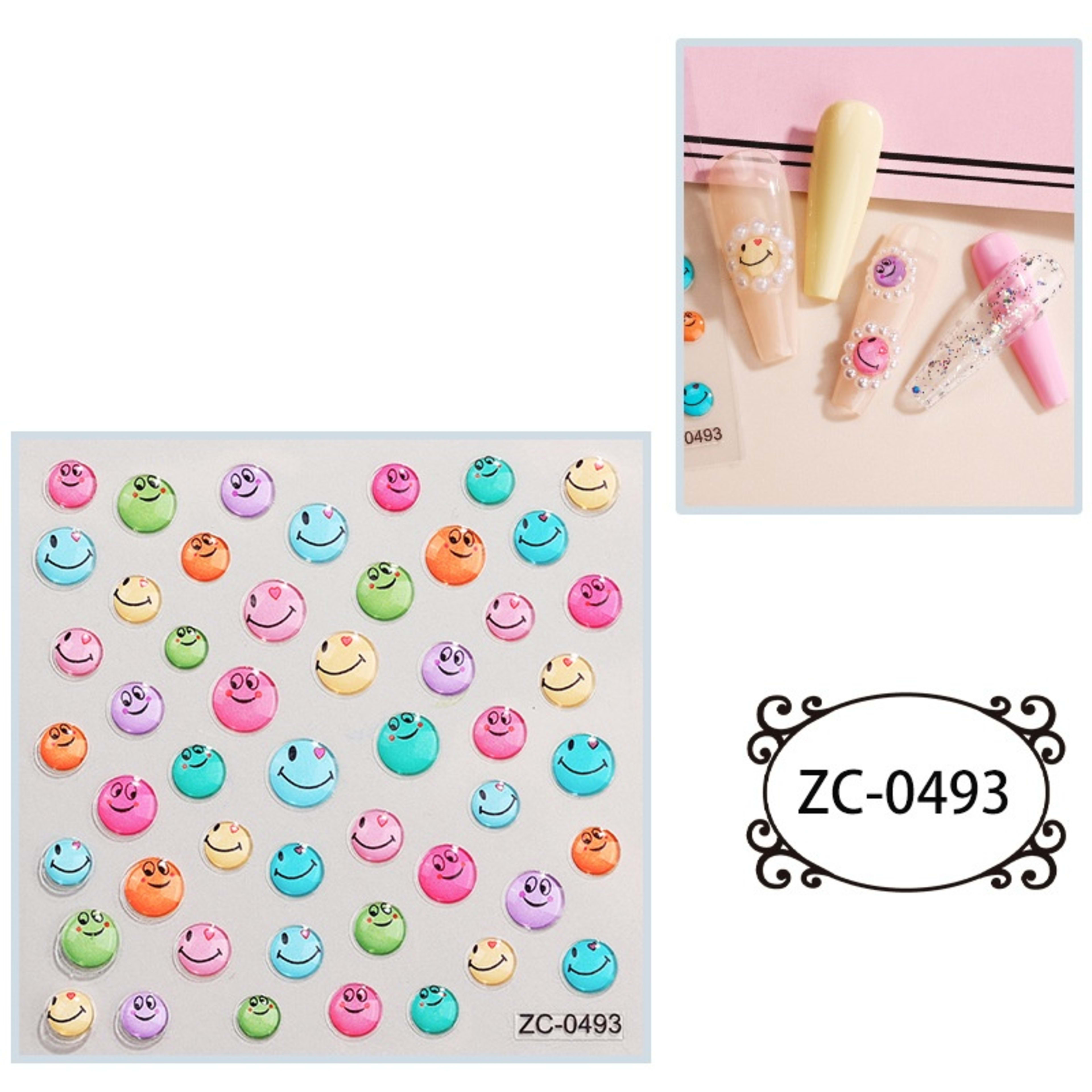 Creative Stickers Cute 3D Jelly Soft-Plastic Embossed Decals 27