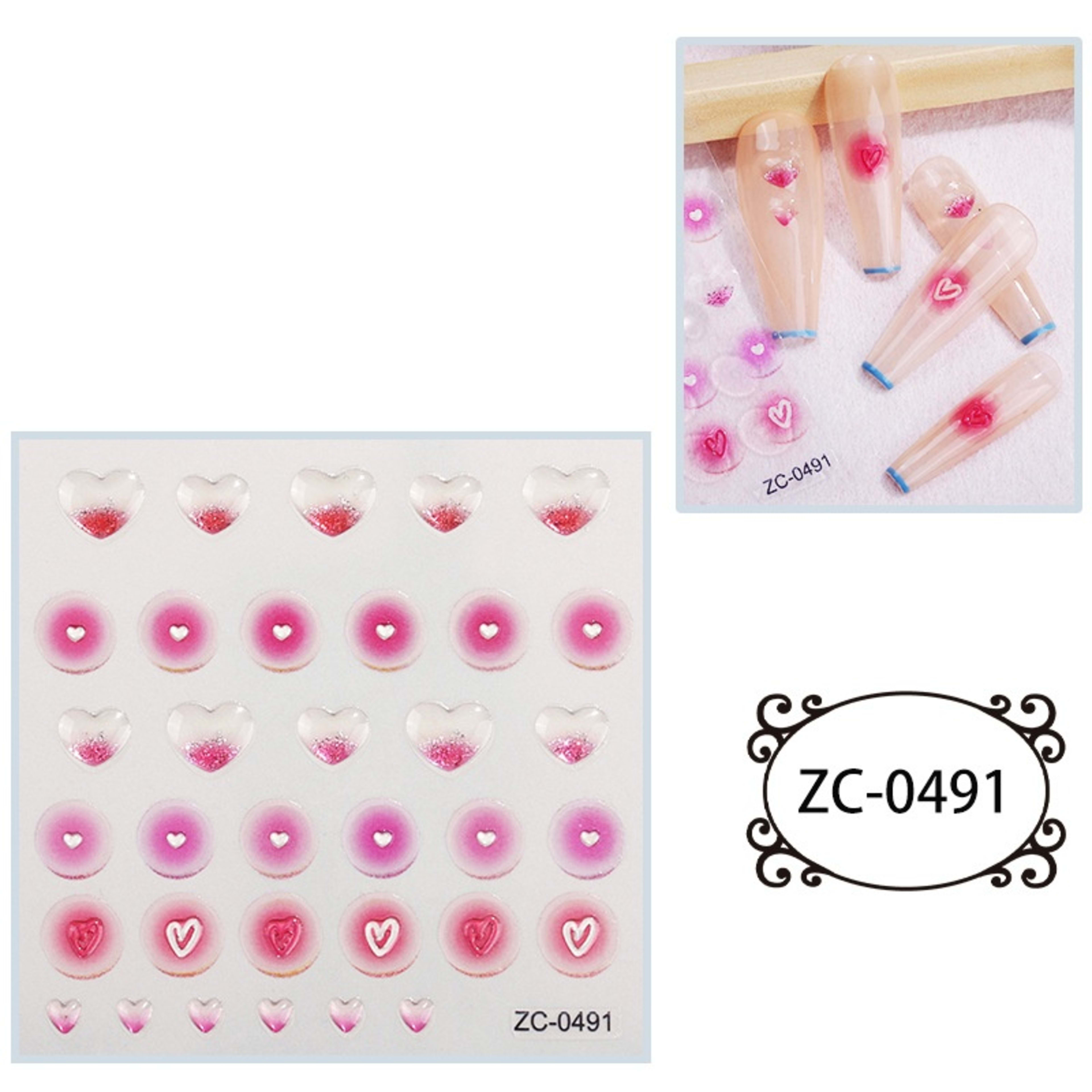 Creative Stickers Cute 3D Jelly Soft-Plastic Embossed Decals 28