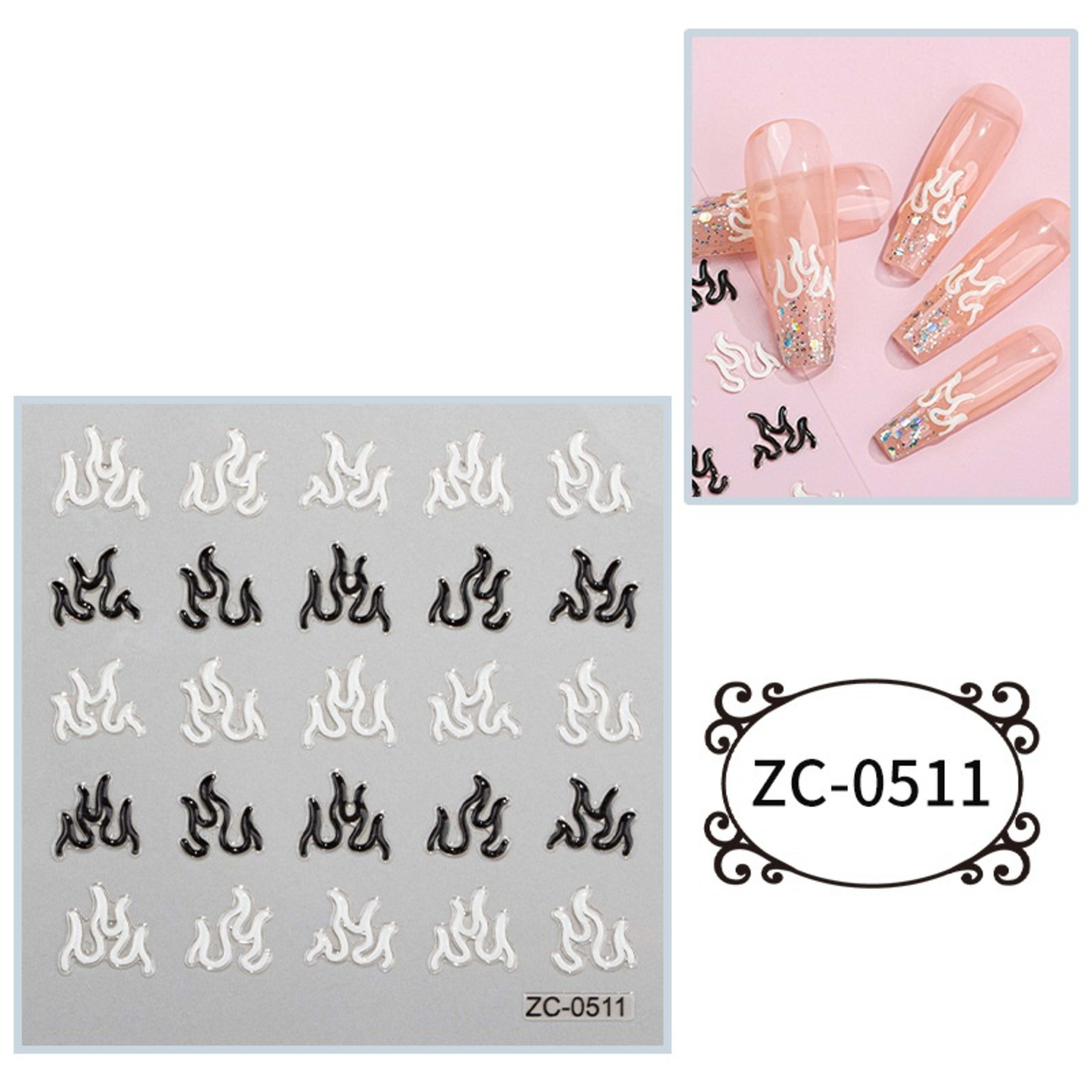 Creative Stickers Cute 3D Jelly Soft-Plastic Embossed Decals 6