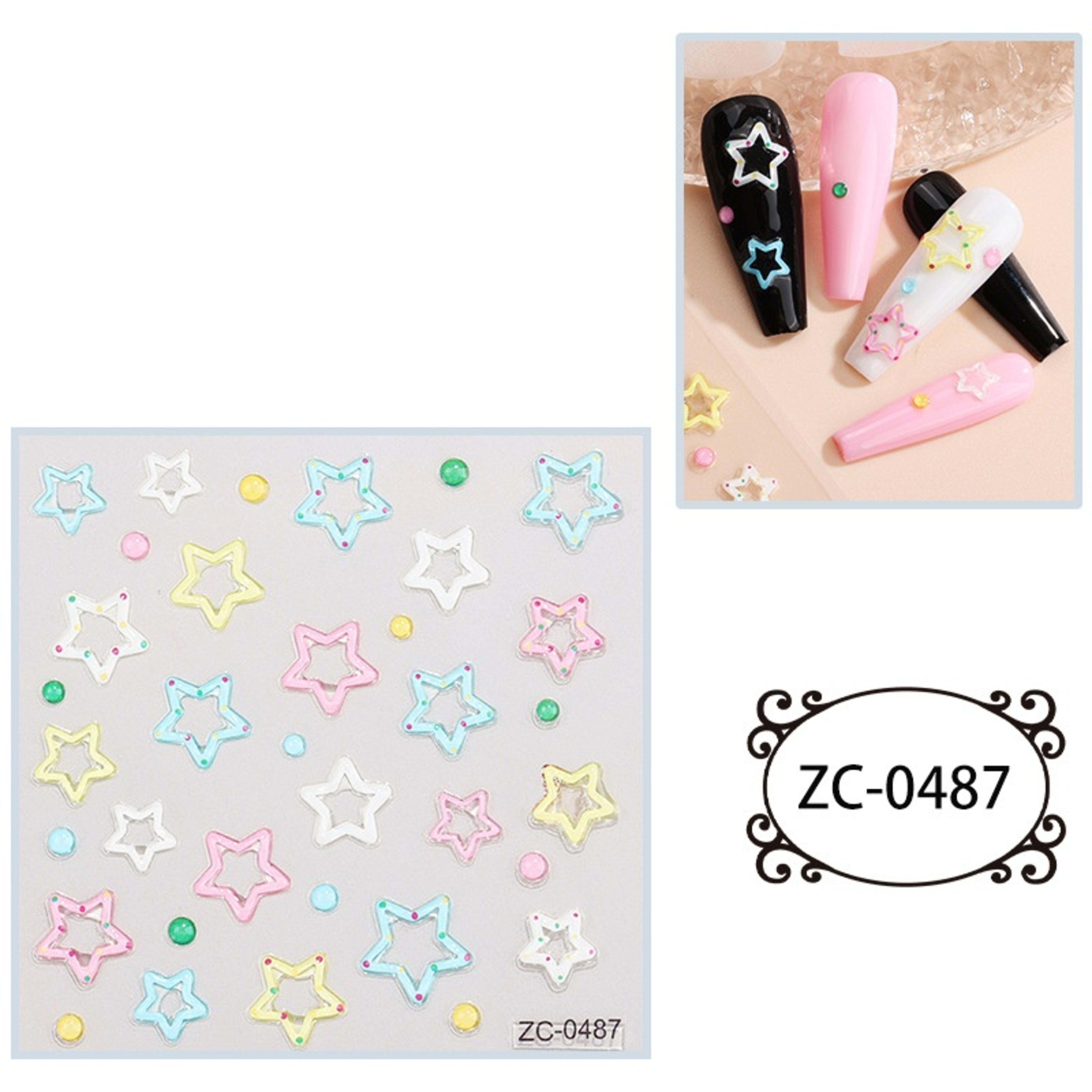 Creative Stickers Cute 3D Jelly Soft-Plastic Embossed Decals 13