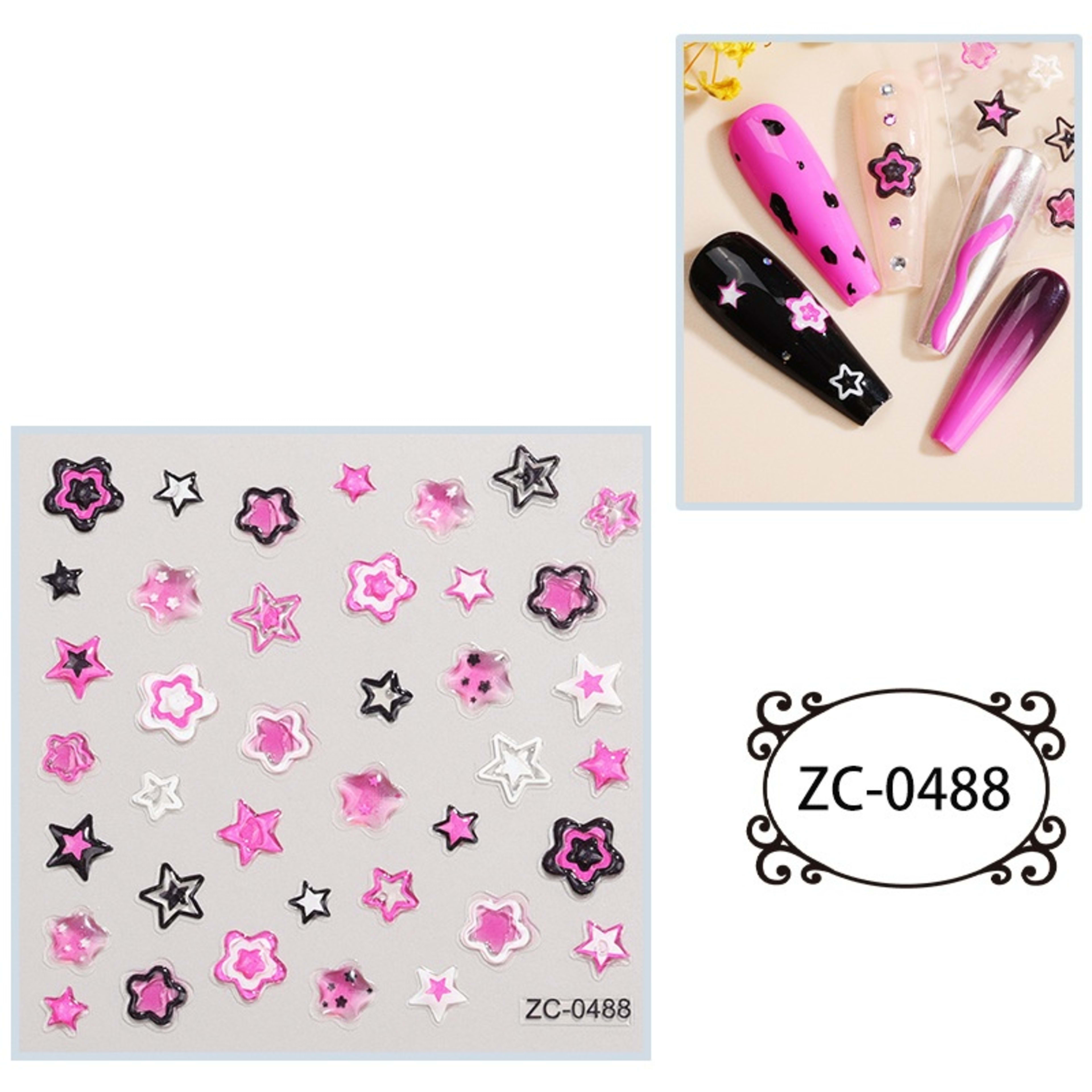 Creative Stickers Cute 3D Jelly Soft-Plastic Embossed Decals 26