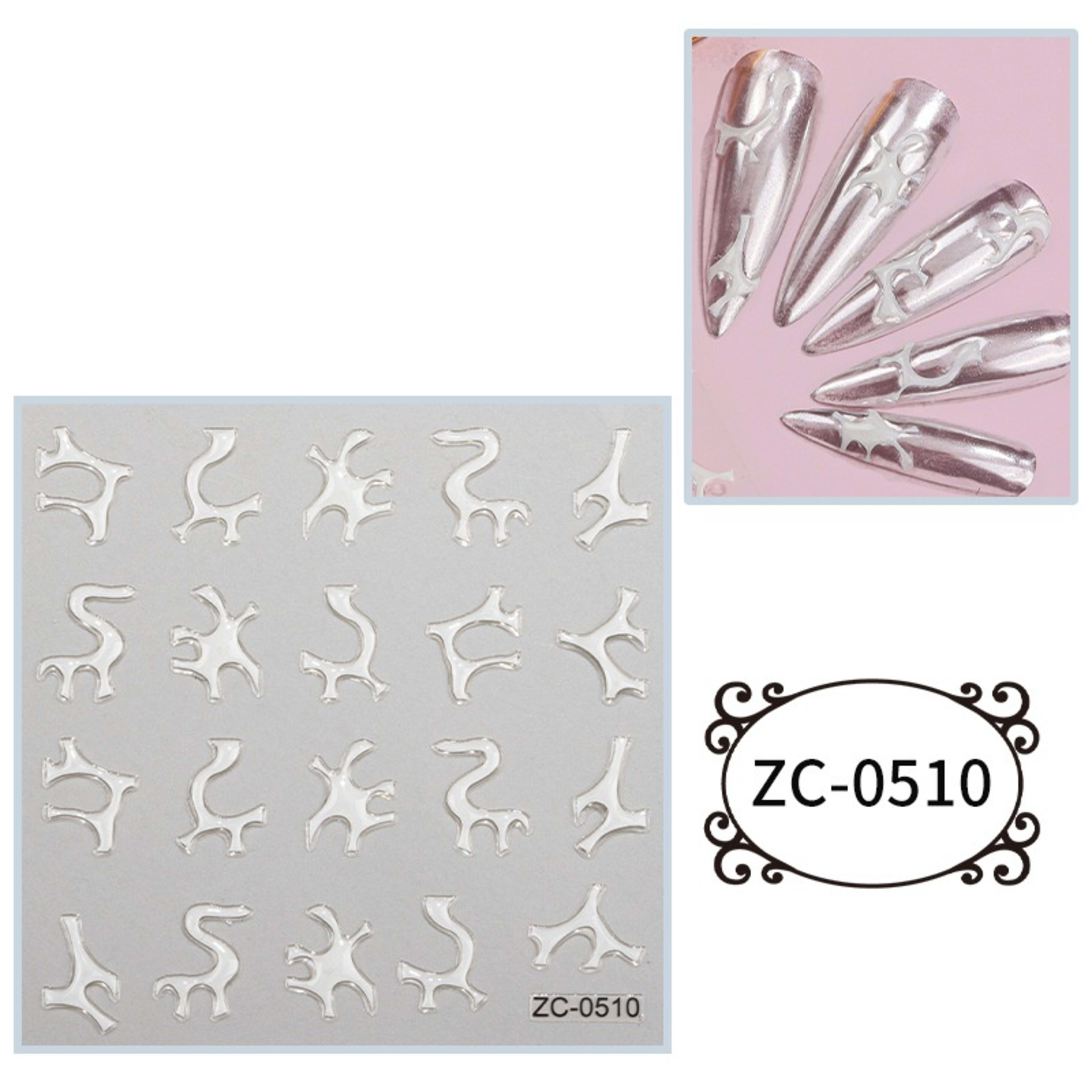 Creative Stickers Cute 3D Jelly Soft-Plastic Embossed Decals 12