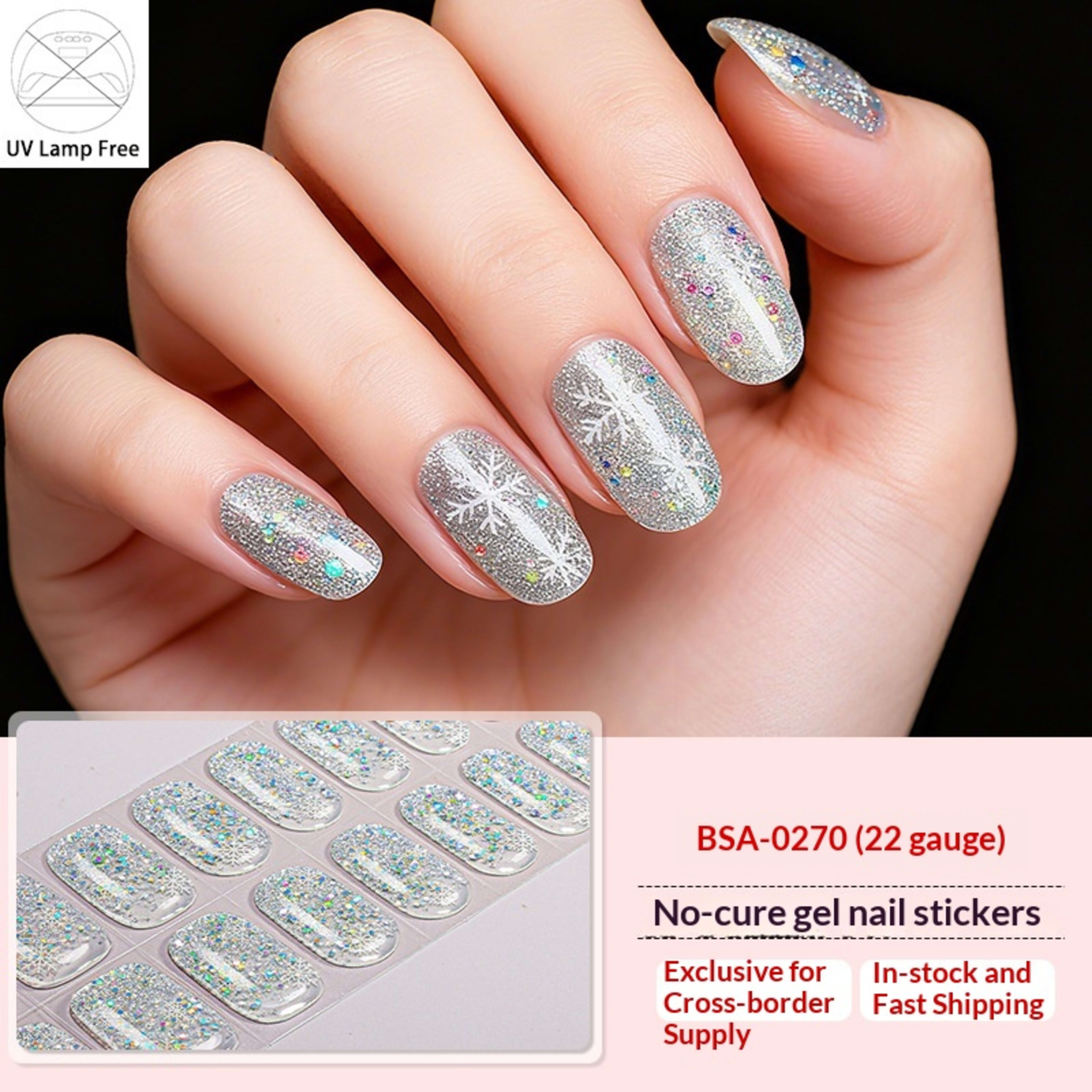 Waterproof Leopard Print Gel Nail Stickers 9
