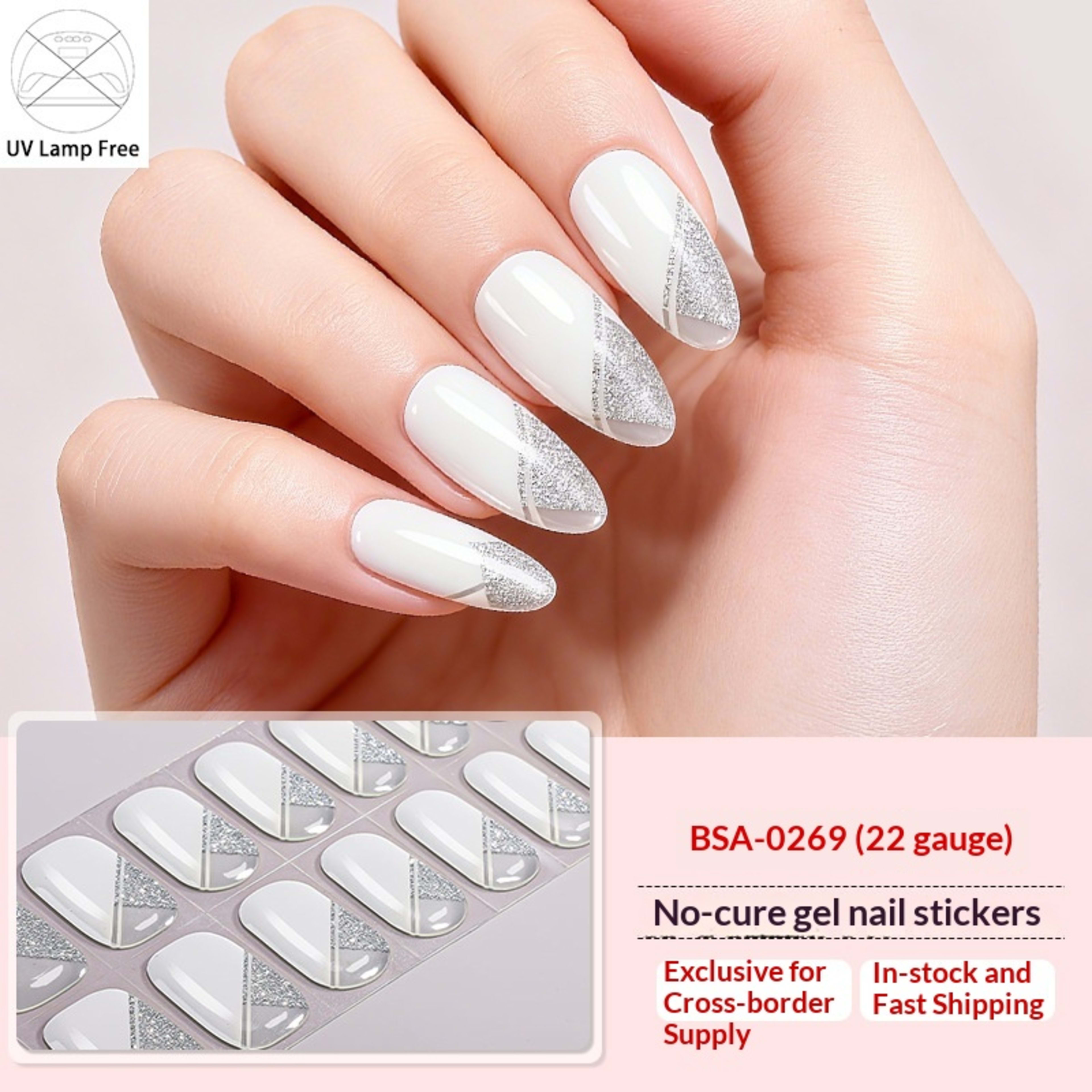 Waterproof Leopard Print Gel Nail Stickers 15