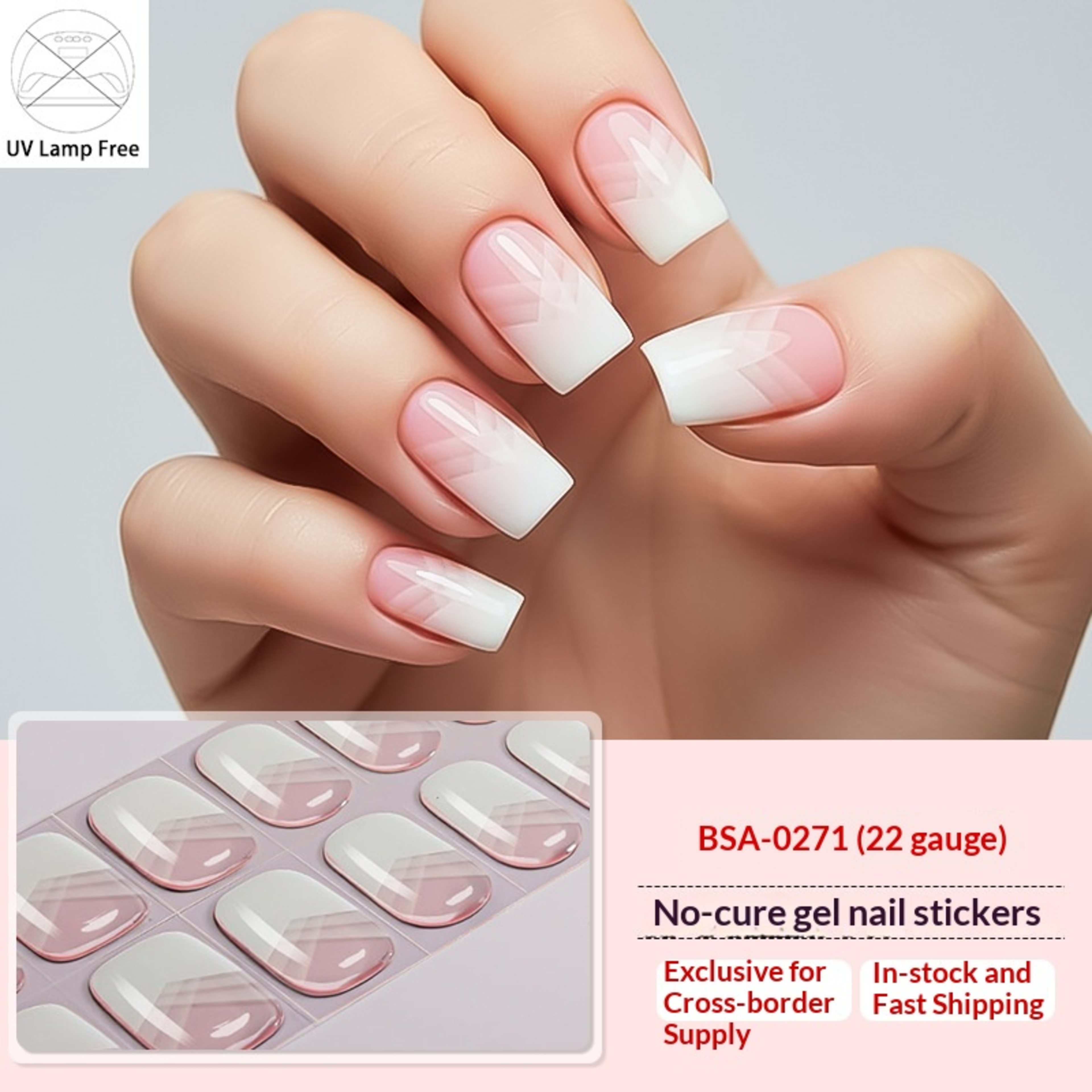 Waterproof Leopard Print Gel Nail Stickers 10