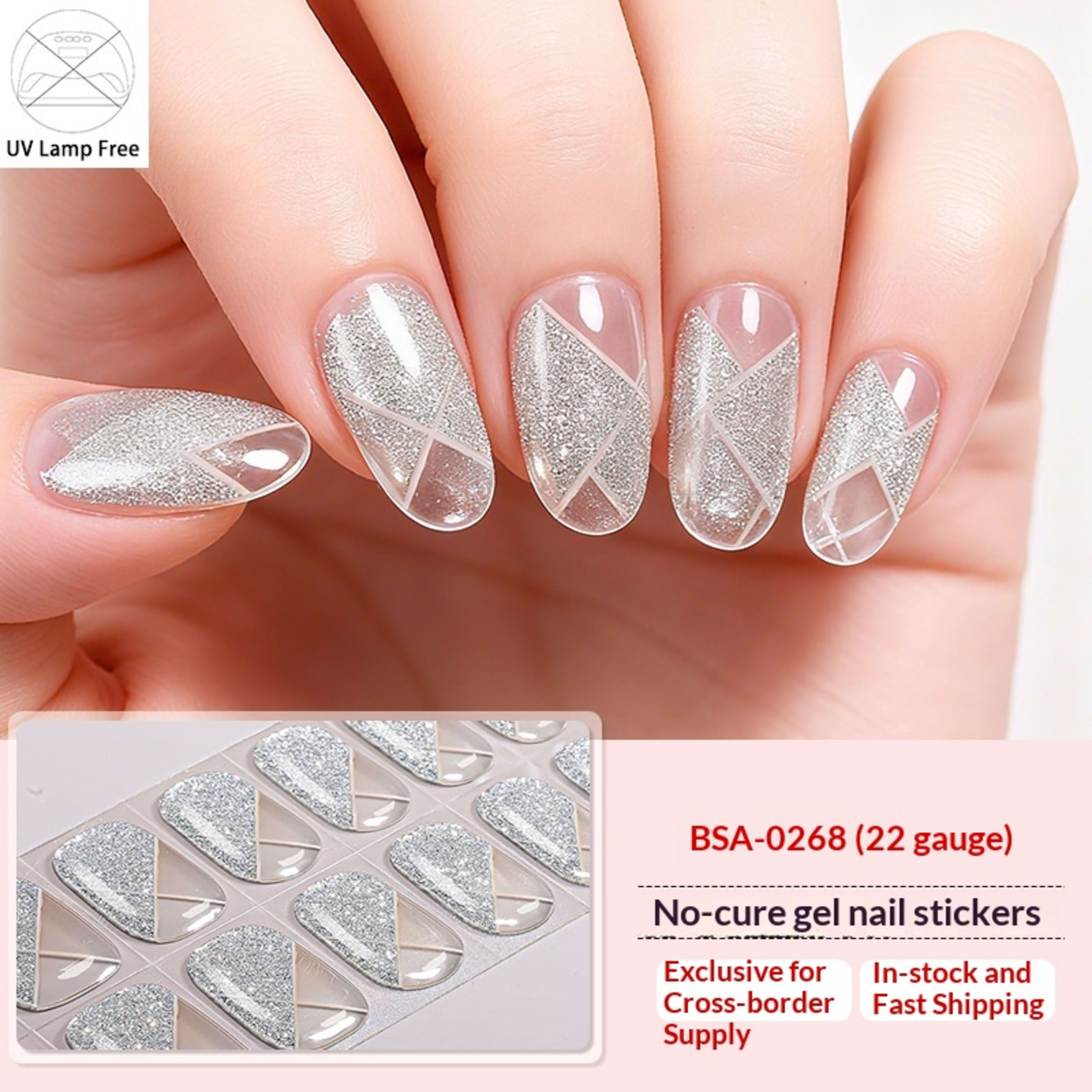 Waterproof Leopard Print Gel Nail Stickers 8